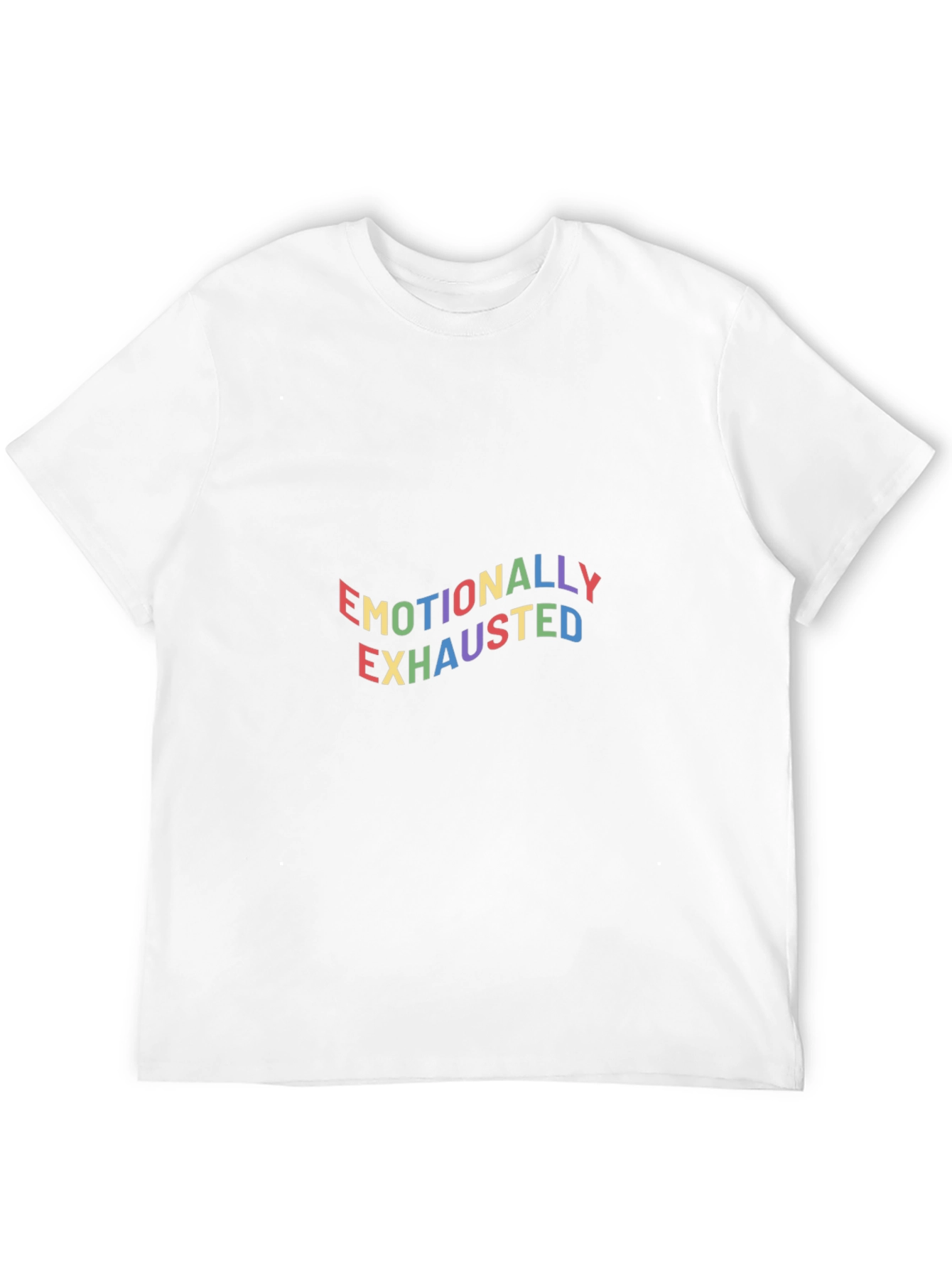 Emotionally Exhausted Graphic Tee - Black Unisex T-Shirt
