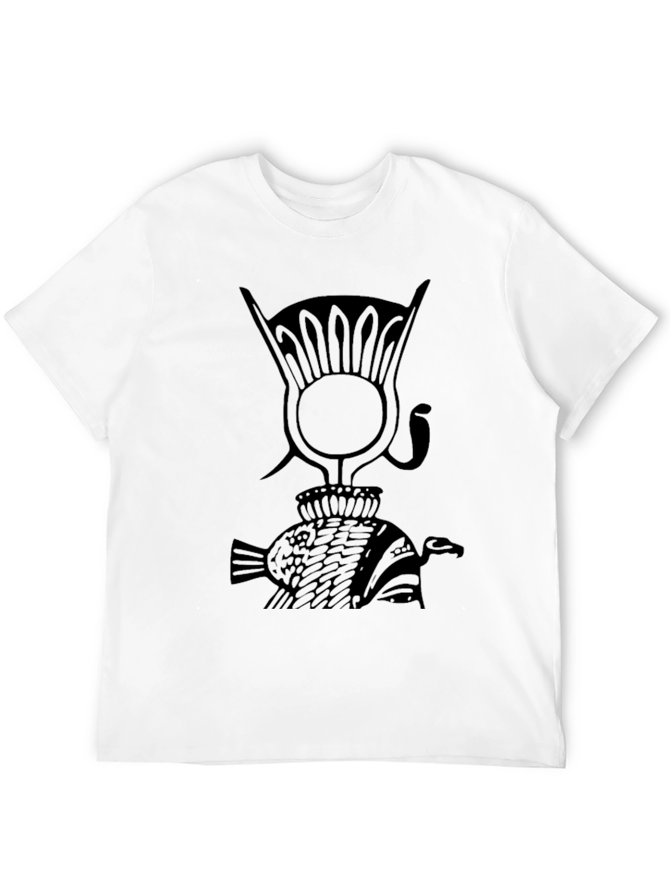 Egyptian Hieroglyph Black T-Shirt