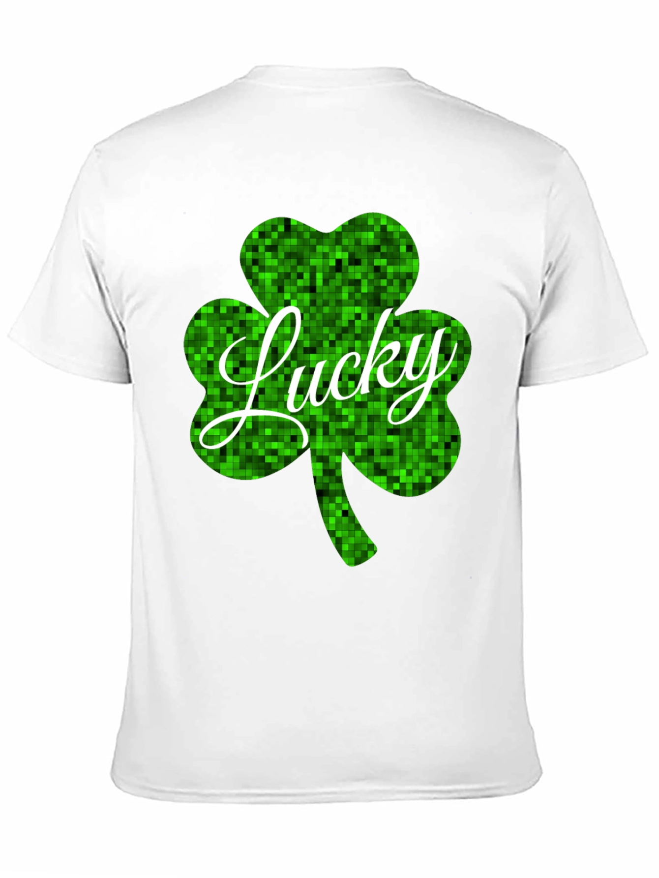 Lucky Shamrock Black T-Shirt