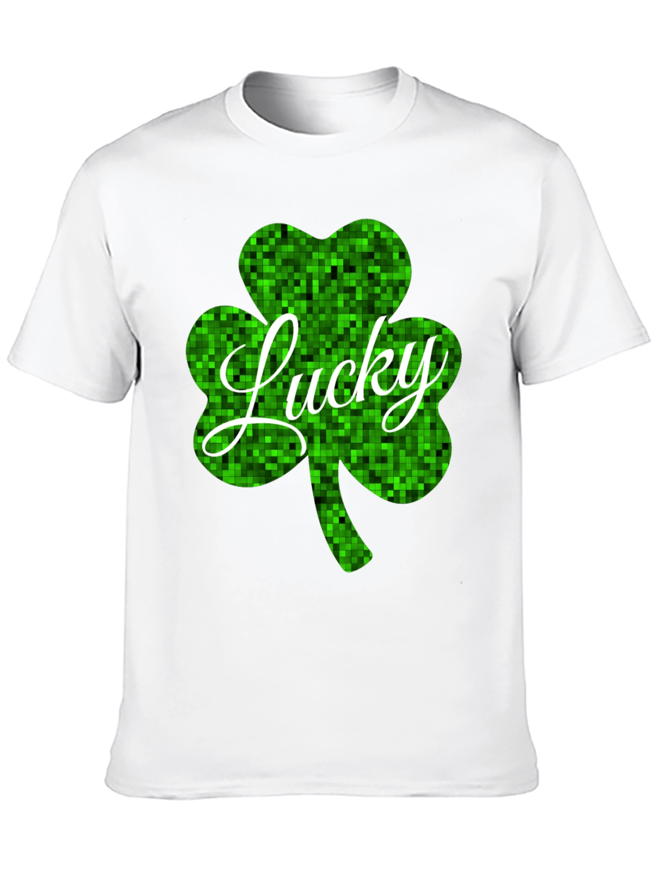 Lucky Shamrock Black T-Shirt