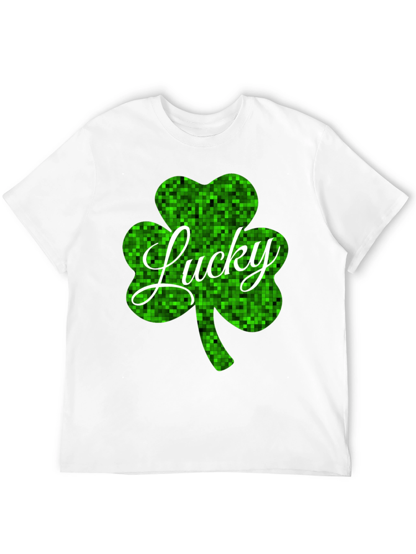 Lucky Shamrock Black T-Shirt