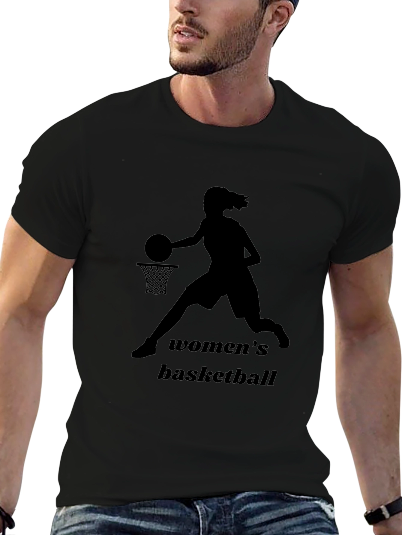Womens Basketball Graphic T-Shirt