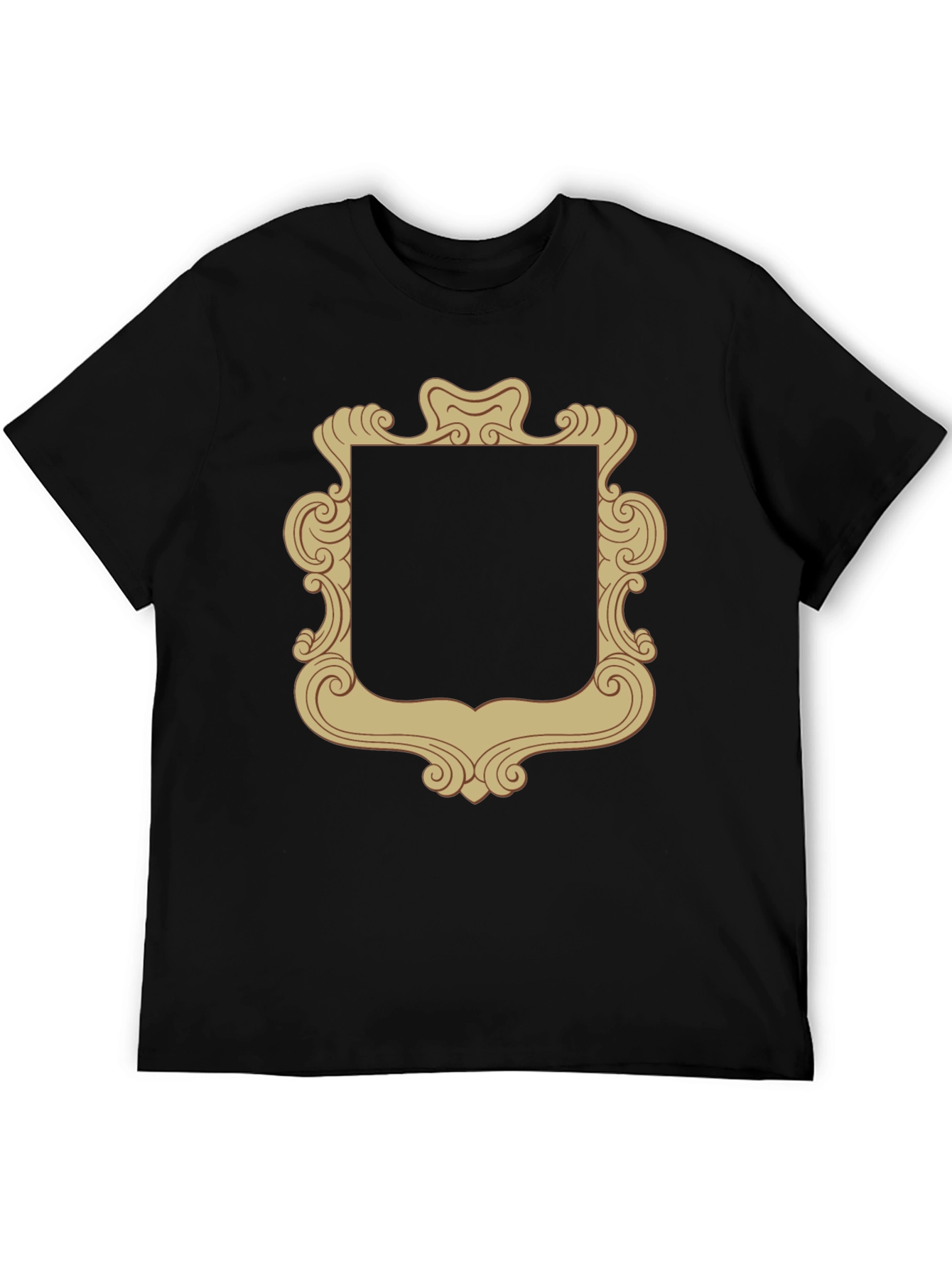 Ornate Frame Graphic Tee - Black
