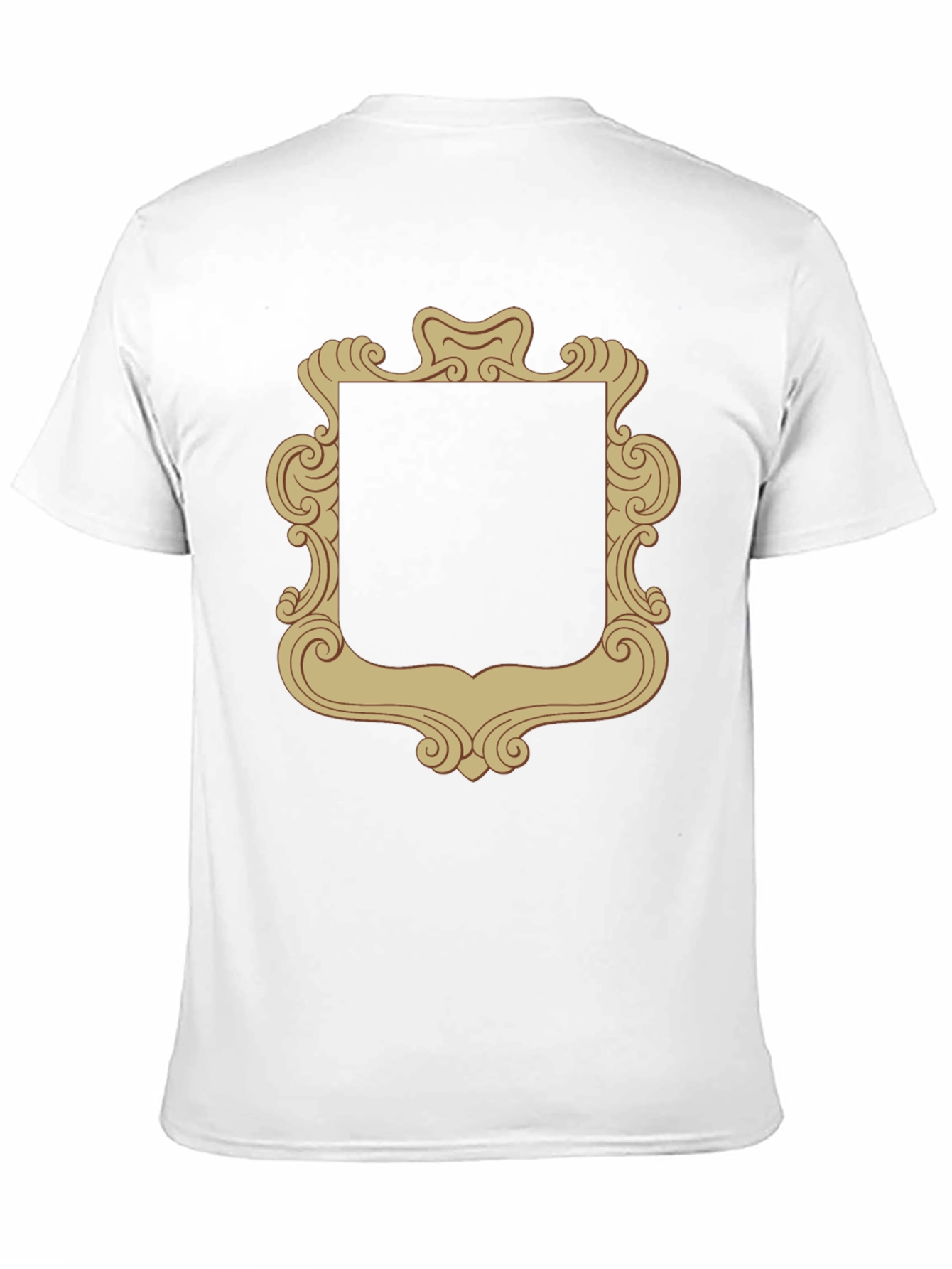Ornate Frame Graphic Tee - Black