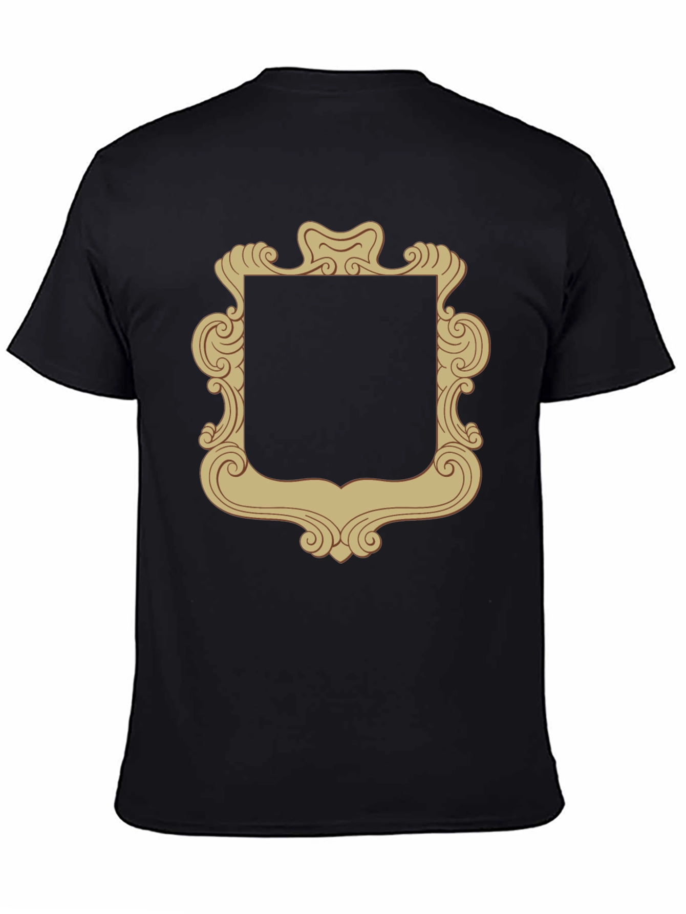 Ornate Frame Graphic Tee - Black