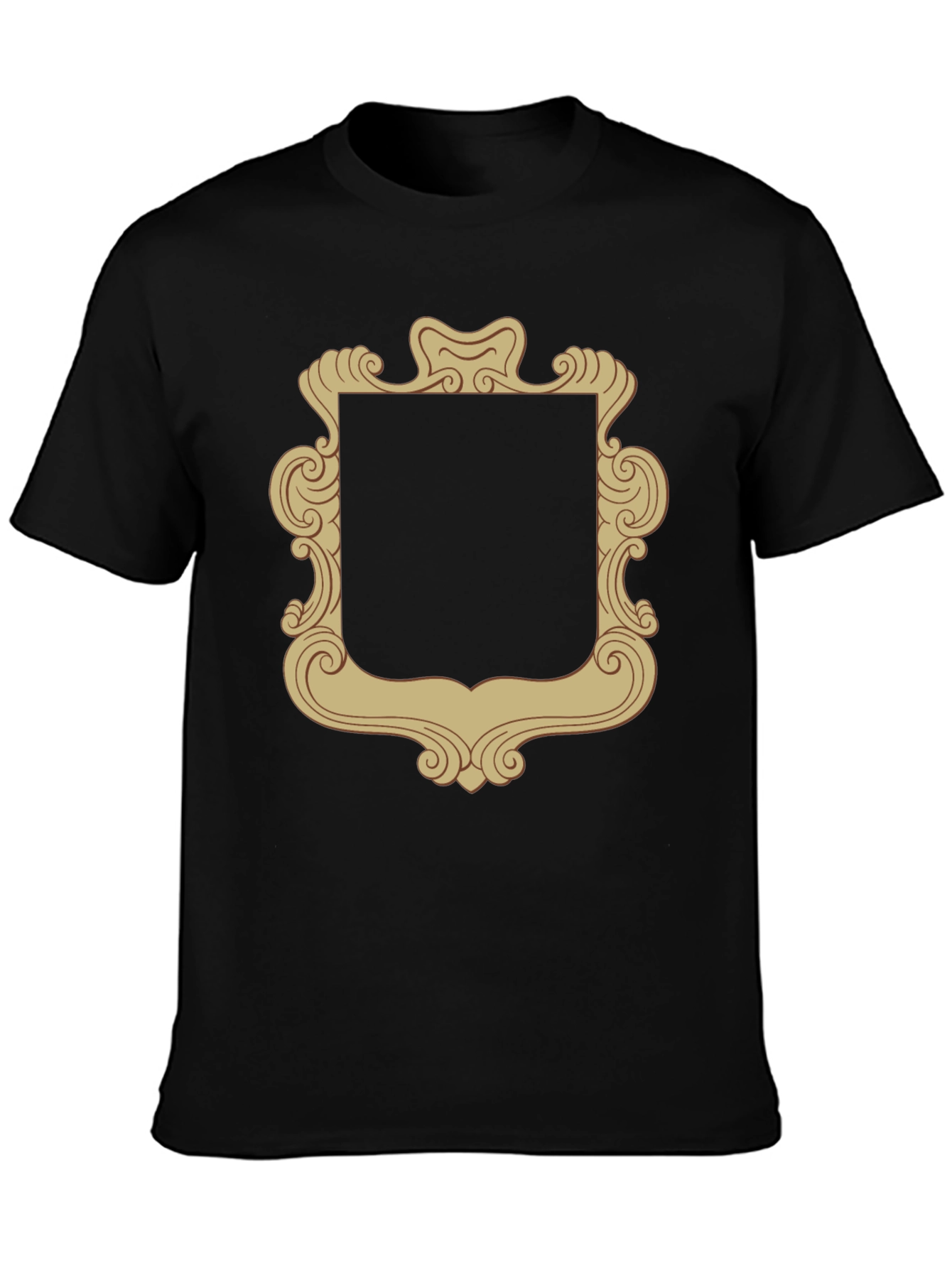 Ornate Frame Graphic Tee - Black