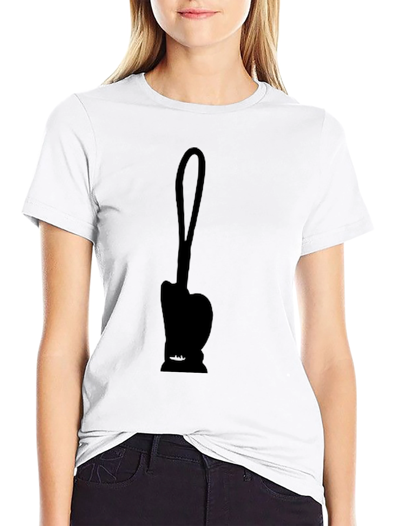 Mens Black Graphic T-Shirt - Novelty Design