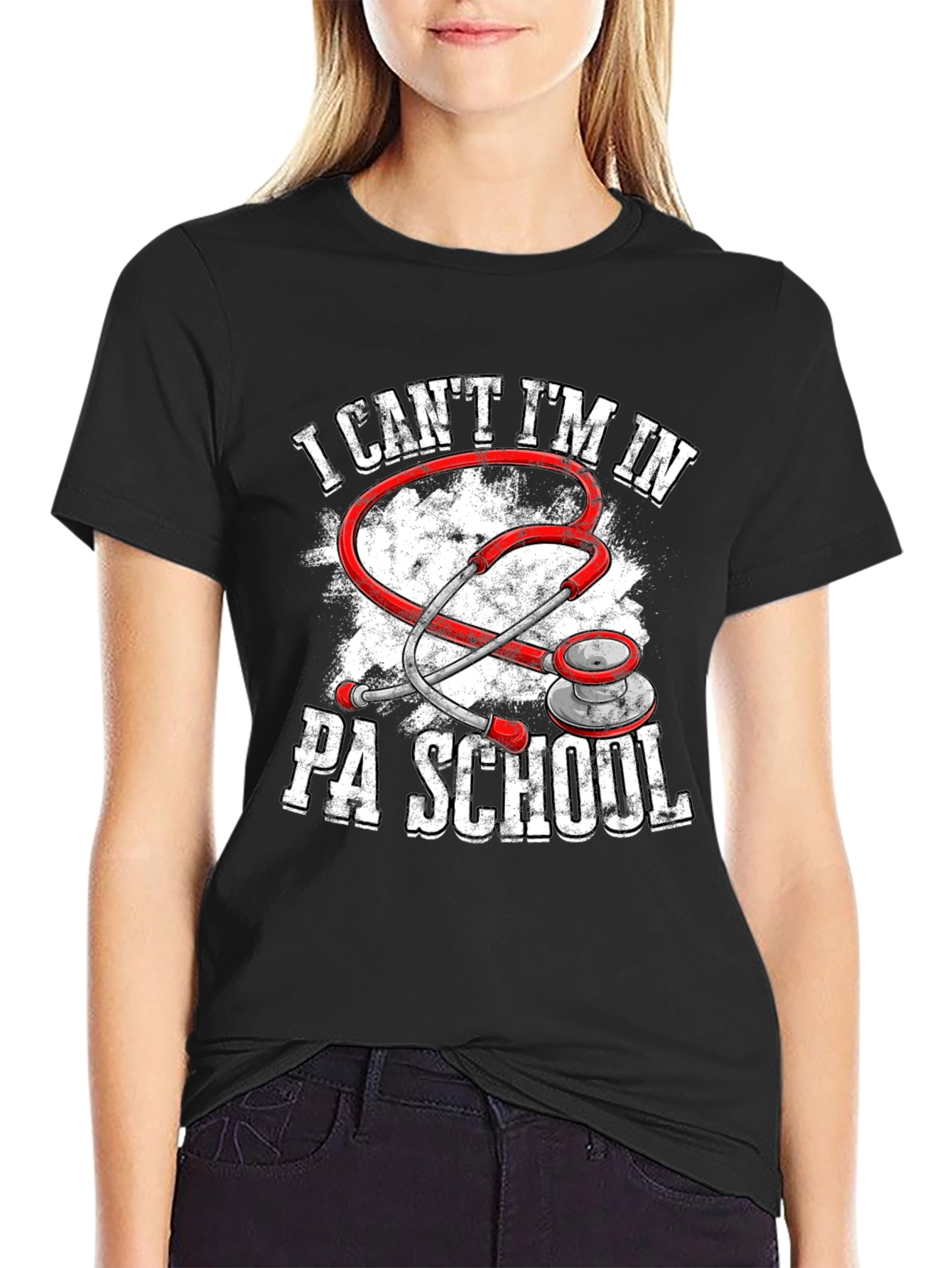 PA School Stethoscope Graphic Tee