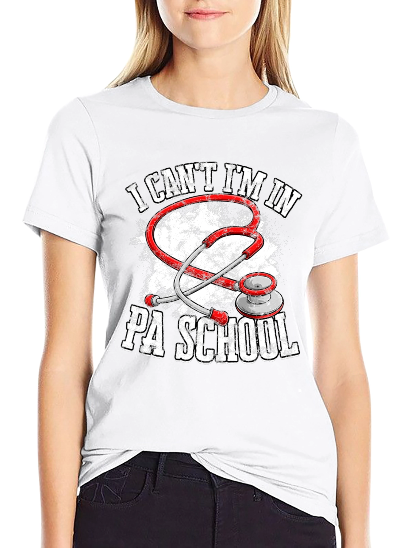 PA School Stethoscope Graphic Tee