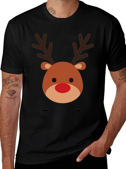 Reindeer Graphic Tee - Festive Holiday Style