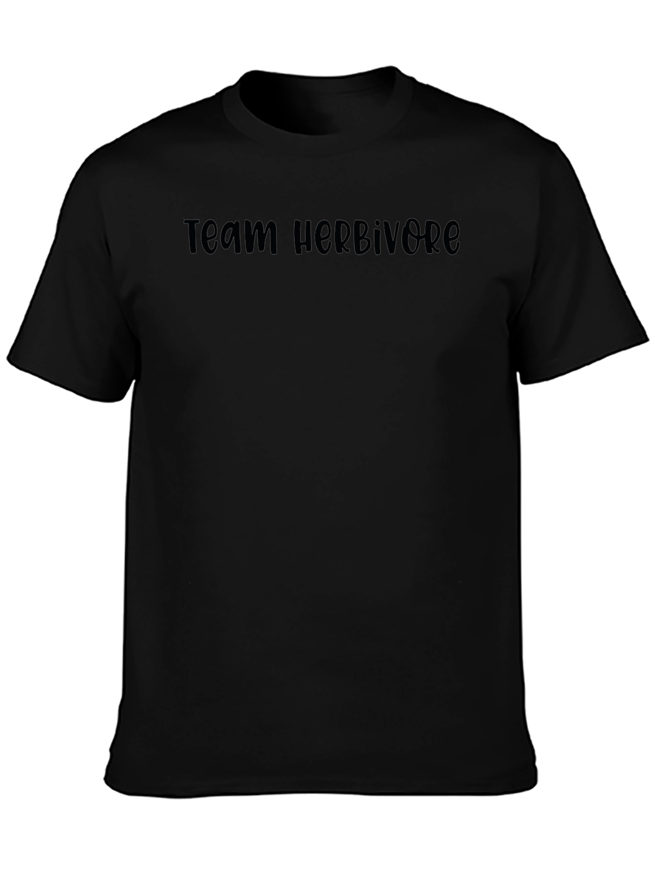 Team Herbivore Black Graphic Tee