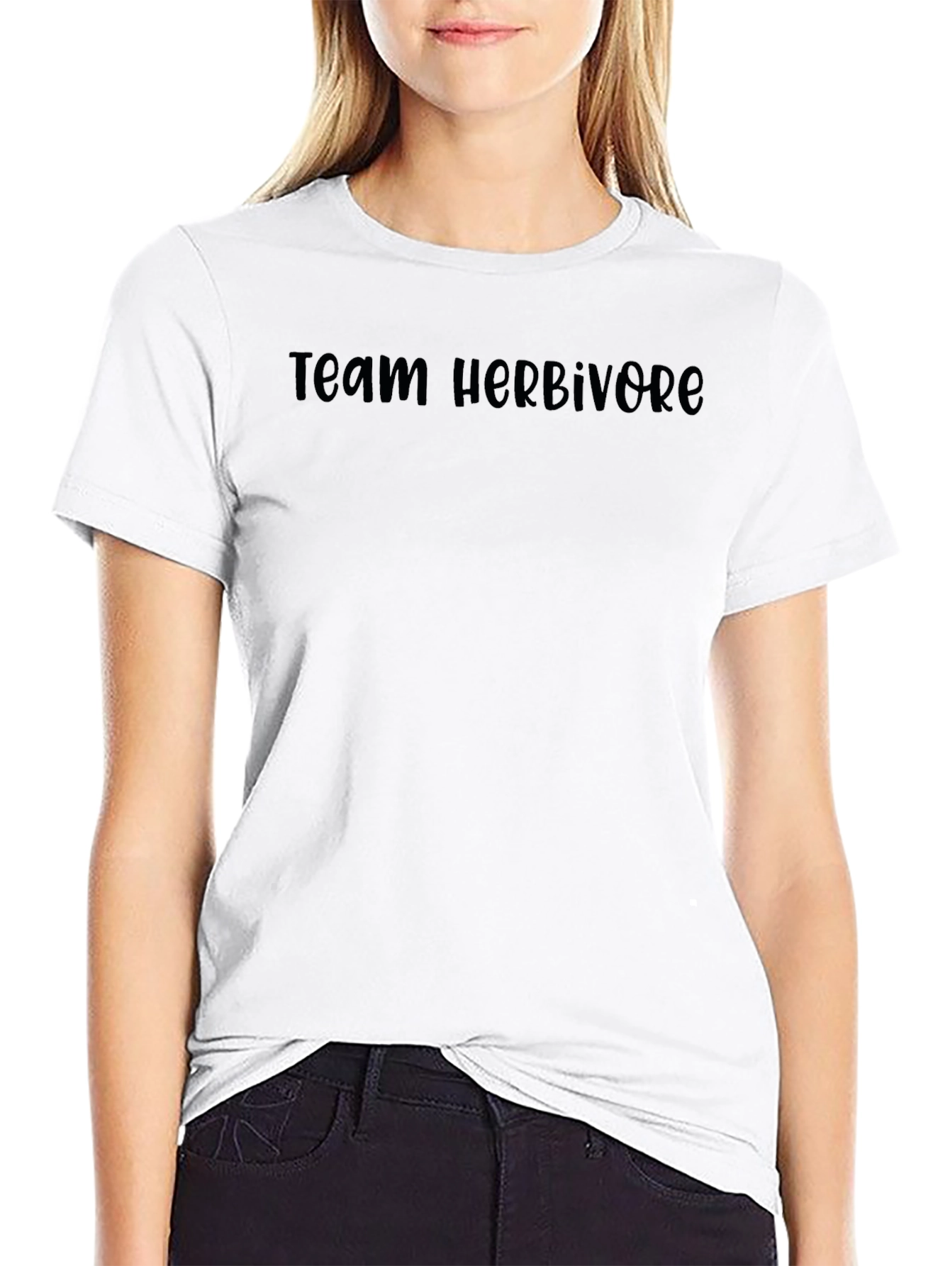 Team Herbivore Black Graphic Tee