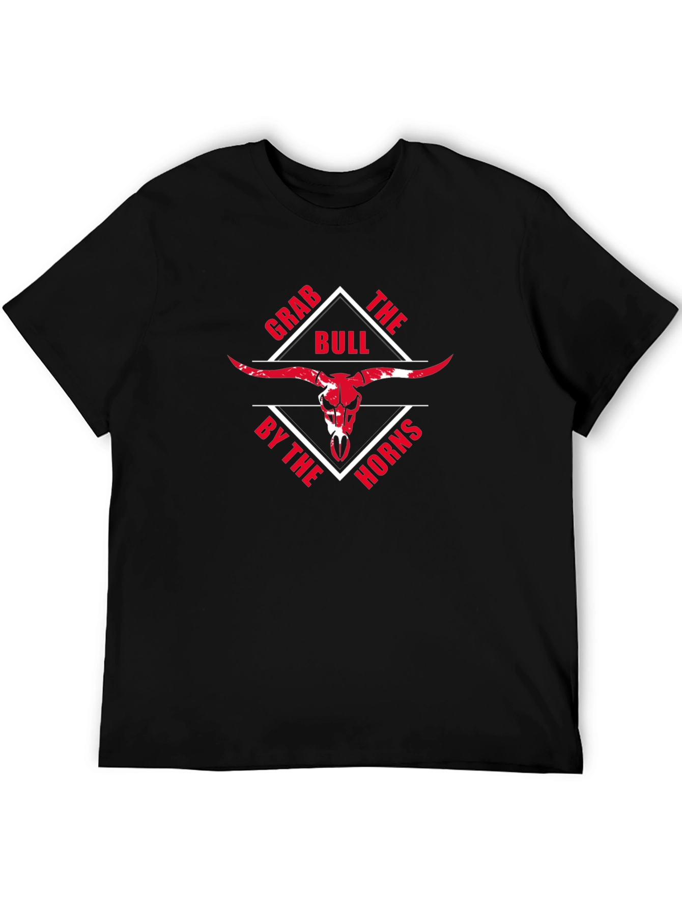 Grab the Bull by the Horns Black T-Shirt