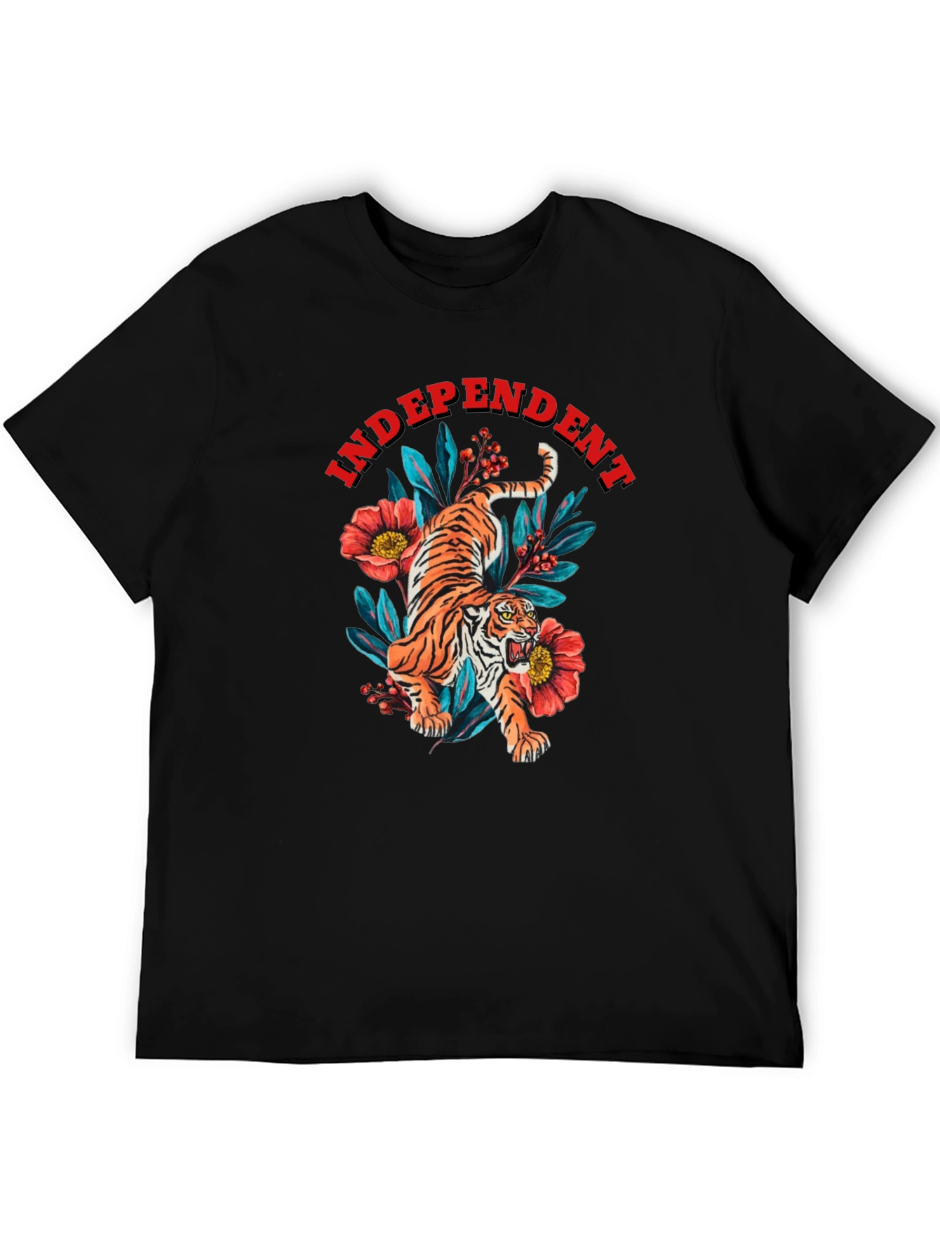 Independent Tiger Graphic T-Shirt - Black
