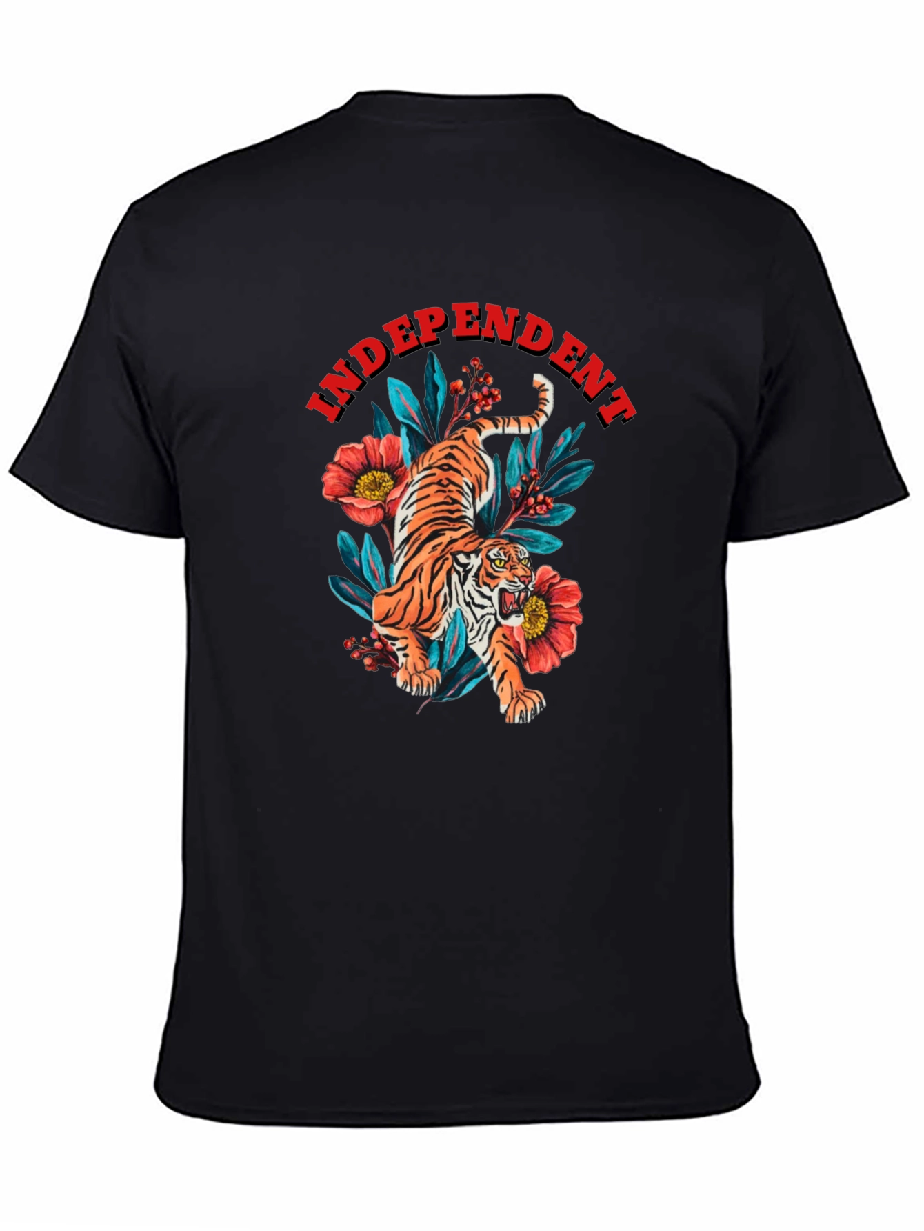 Independent Tiger Graphic T-Shirt - Black