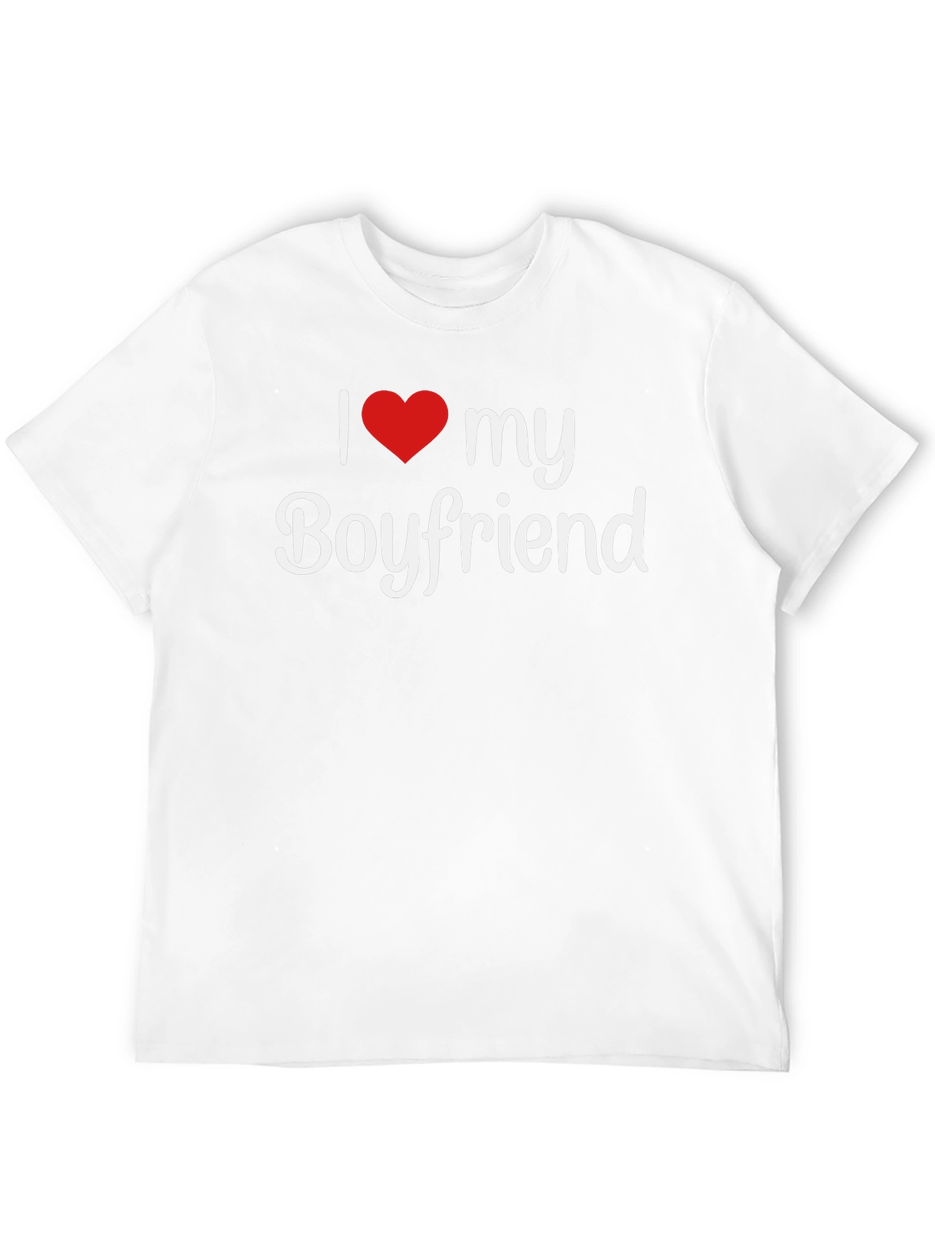 I Heart My Boyfriend T-Shirt - Stylish Graphic Tee