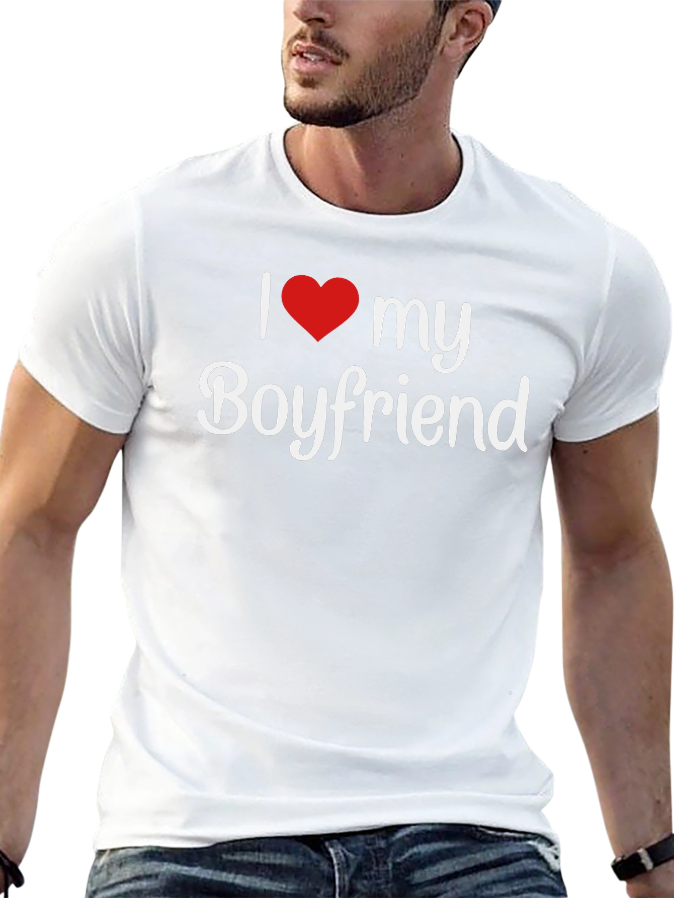 I Heart My Boyfriend T-Shirt - Stylish Graphic Tee