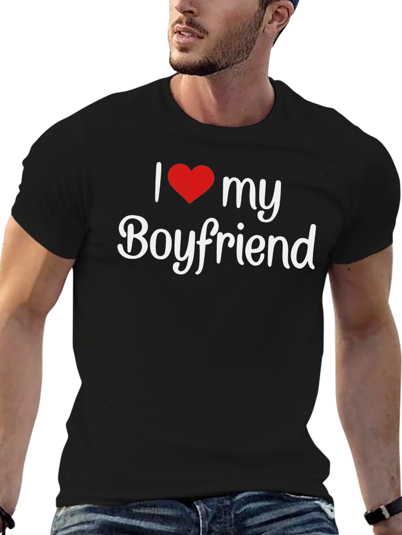 I Heart My Boyfriend T-Shirt - Stylish Graphic Tee