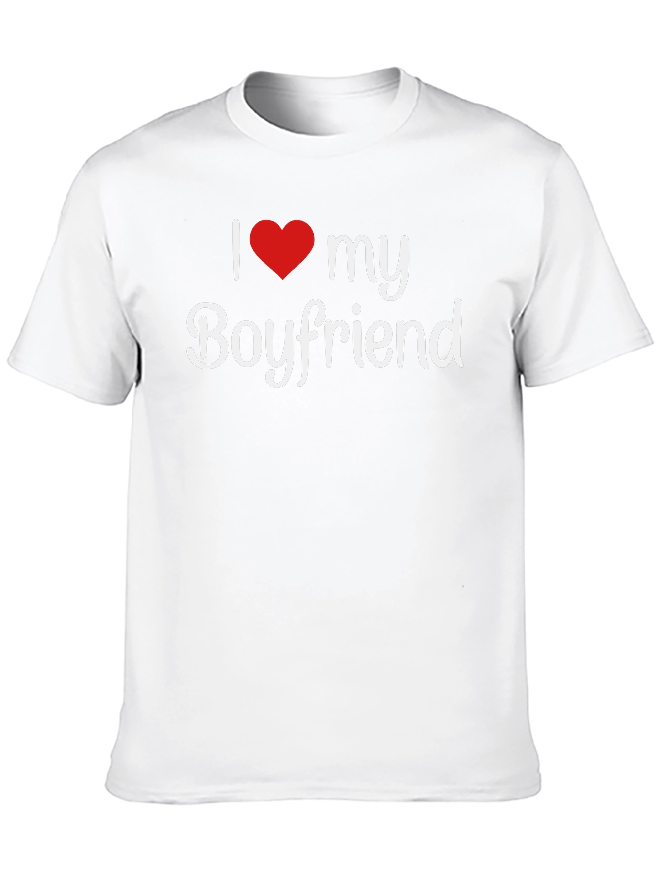 I Heart My Boyfriend T-Shirt - Stylish Graphic Tee