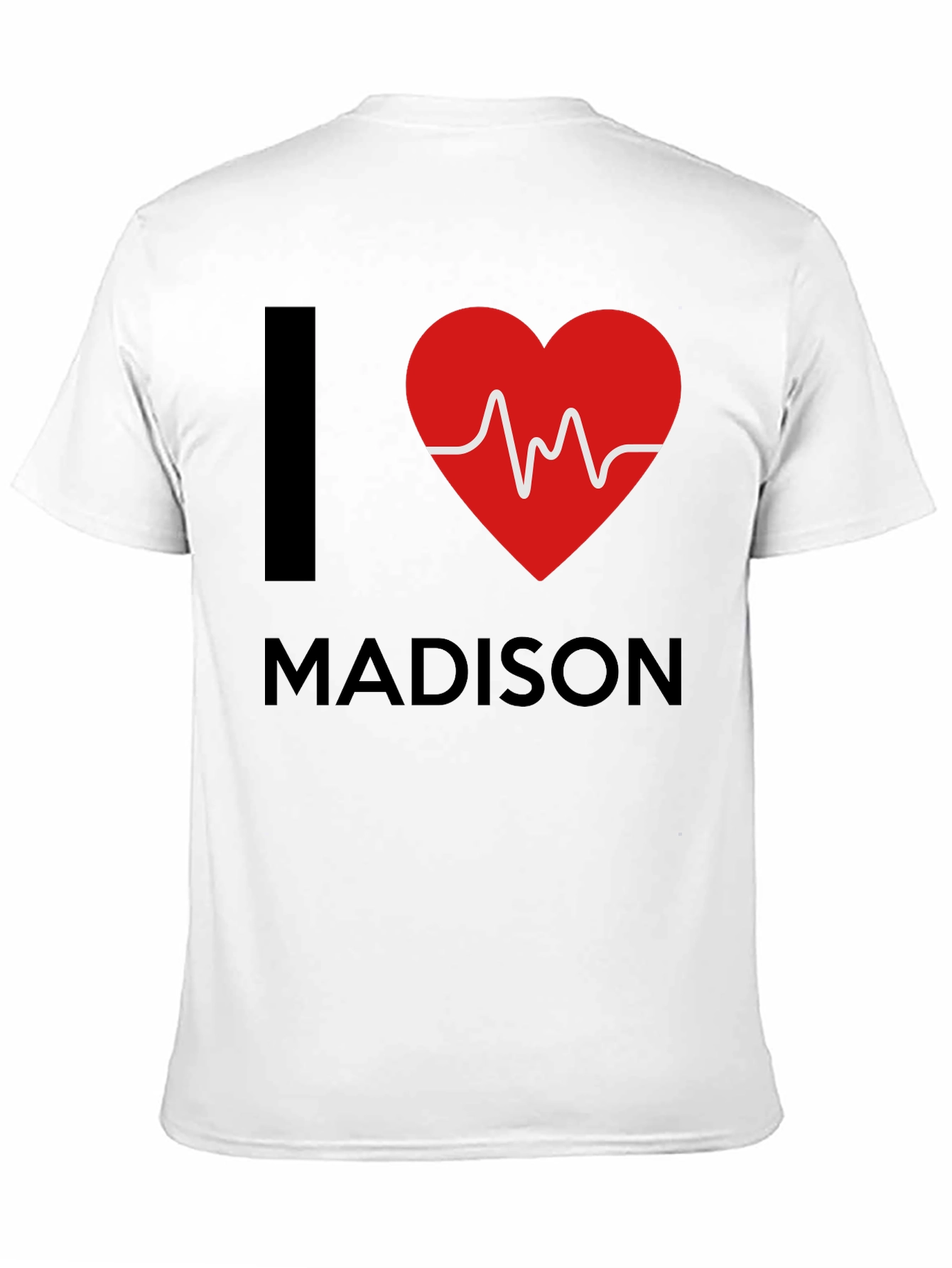 I Heart Madison Graphic T-Shirt - Black Cotton Tee