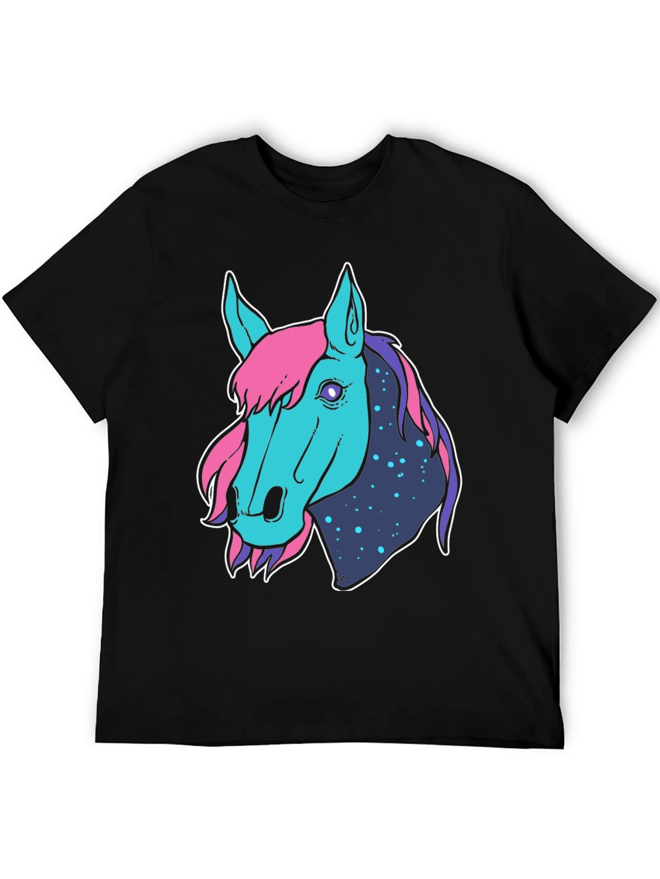 Cosmic Horse Graphic Tee - Stylish & Unique