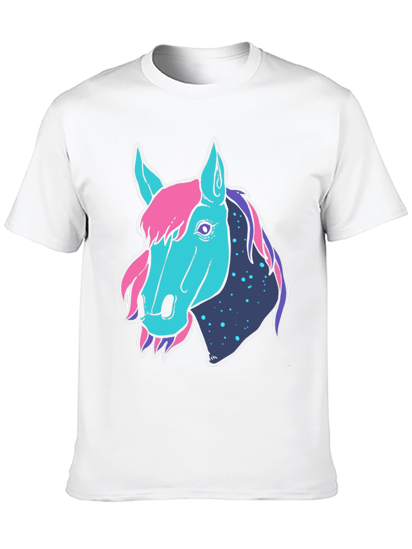 Cosmic Horse Graphic Tee - Stylish & Unique
