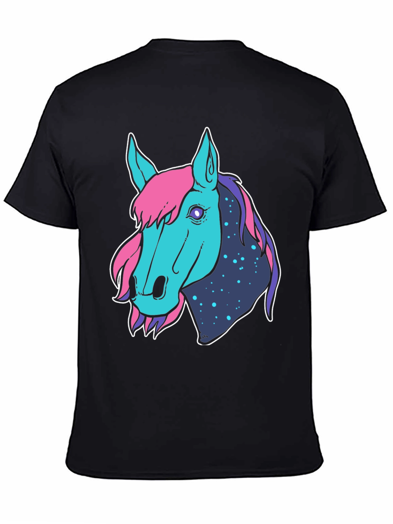 Cosmic Horse Graphic Tee - Stylish & Unique