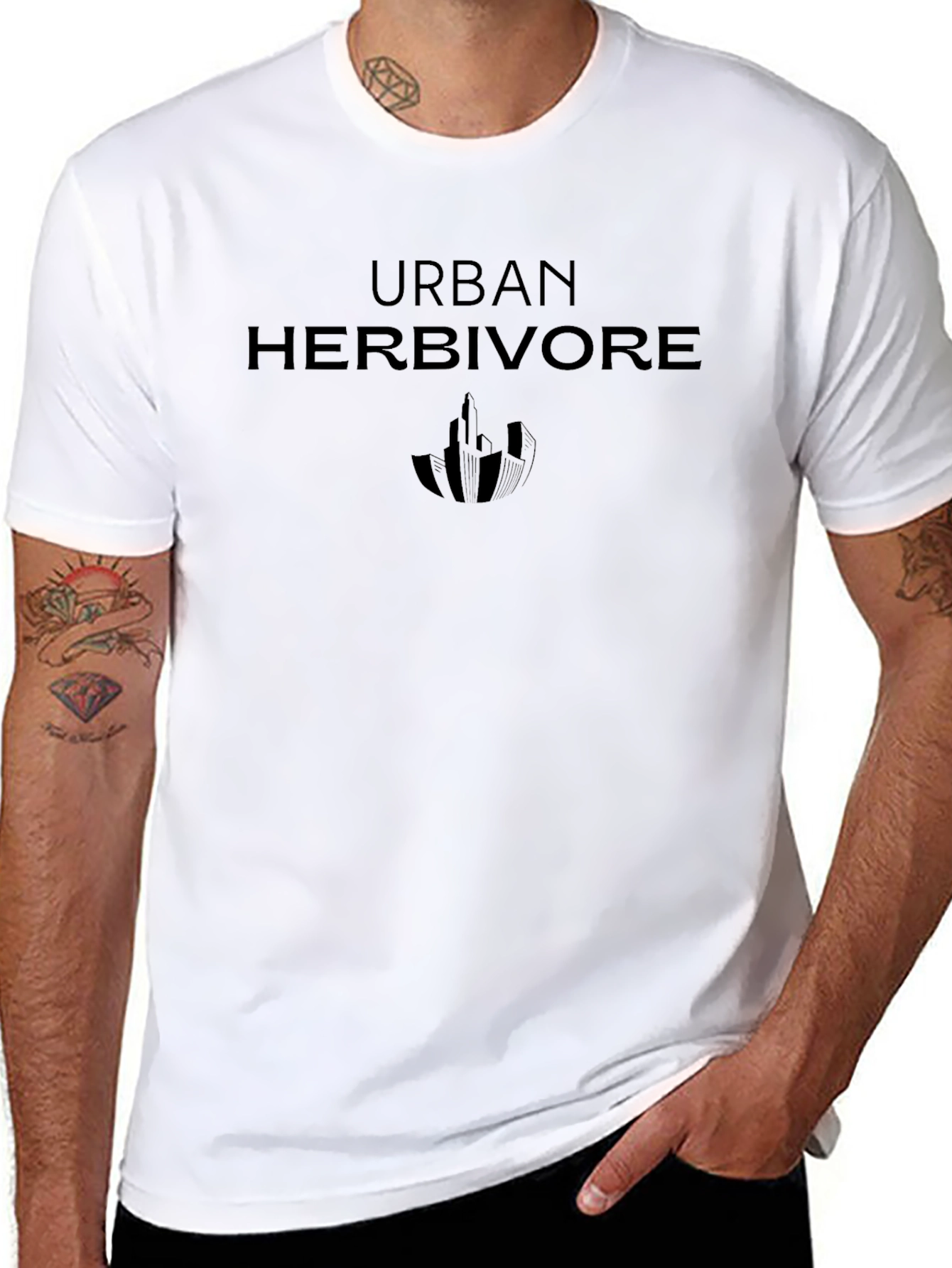 Urban Herbivore Black T-Shirt