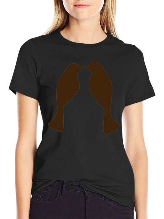 Lovebirds Graphic T-Shirt - Black