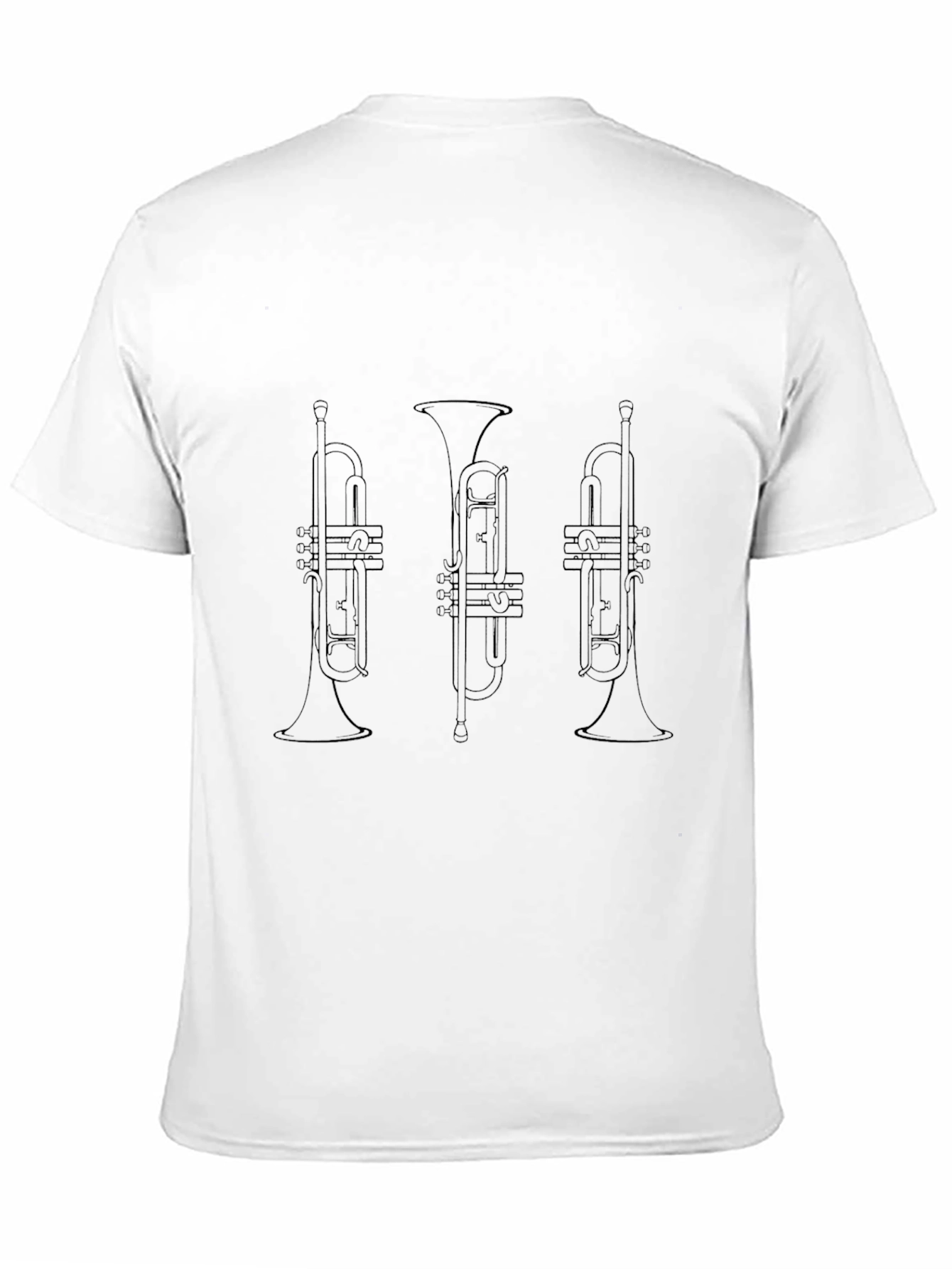 Trumpet Music T-Shirt - Black