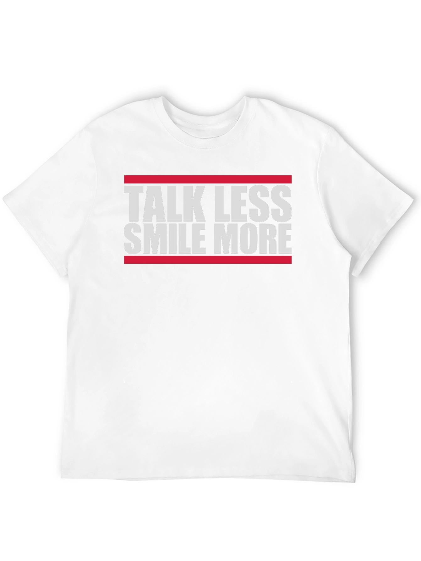 Talk Less Smile More Graphic Tee - Black