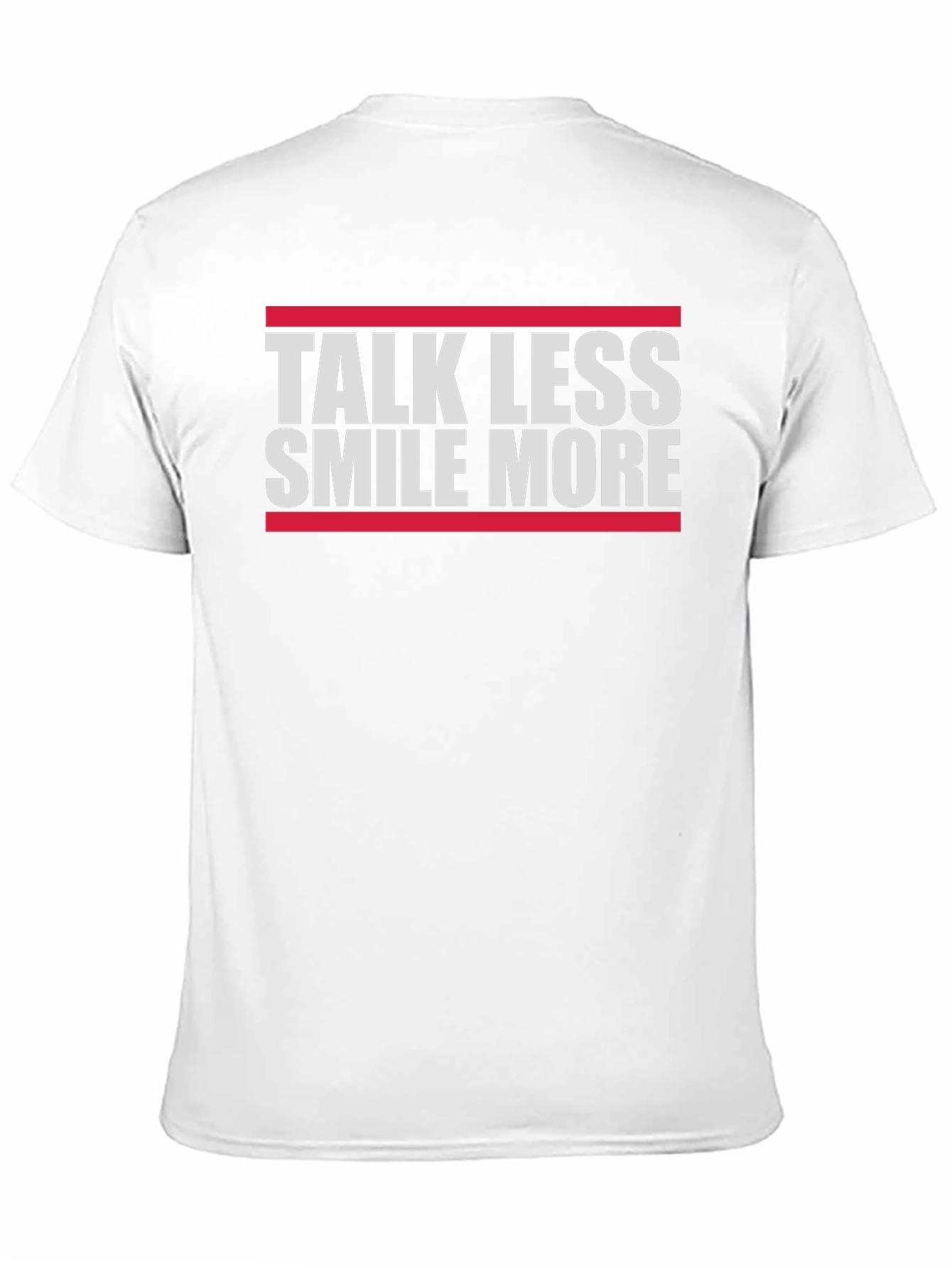 Talk Less Smile More Graphic Tee - Black