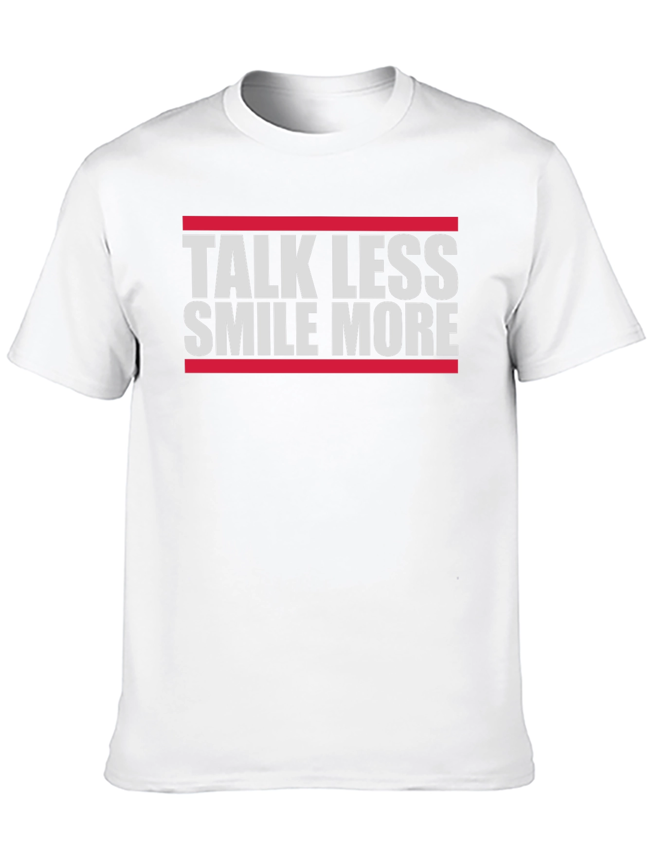 Talk Less Smile More Graphic Tee - Black