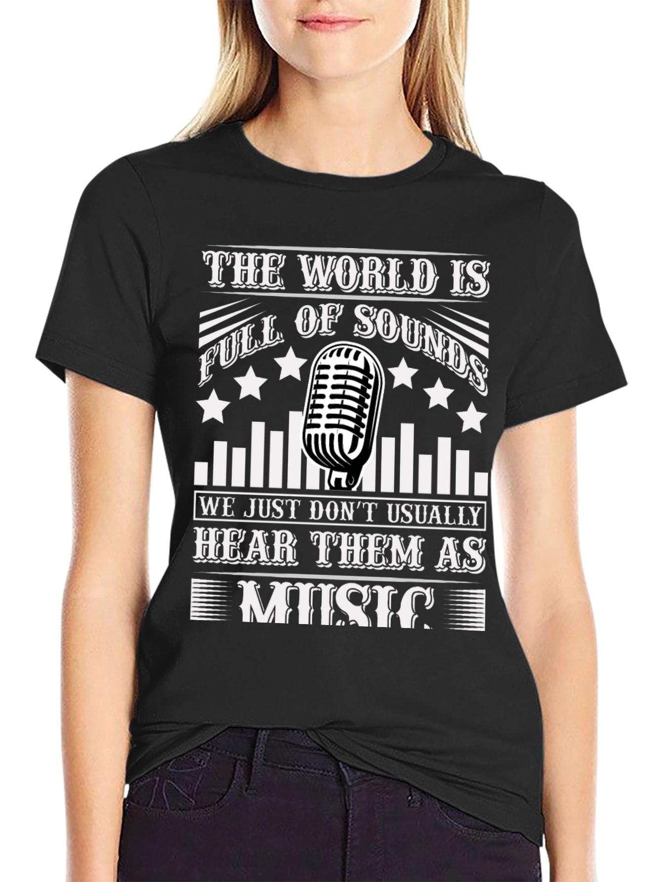 The World is Full of Sounds Music T-Shirt