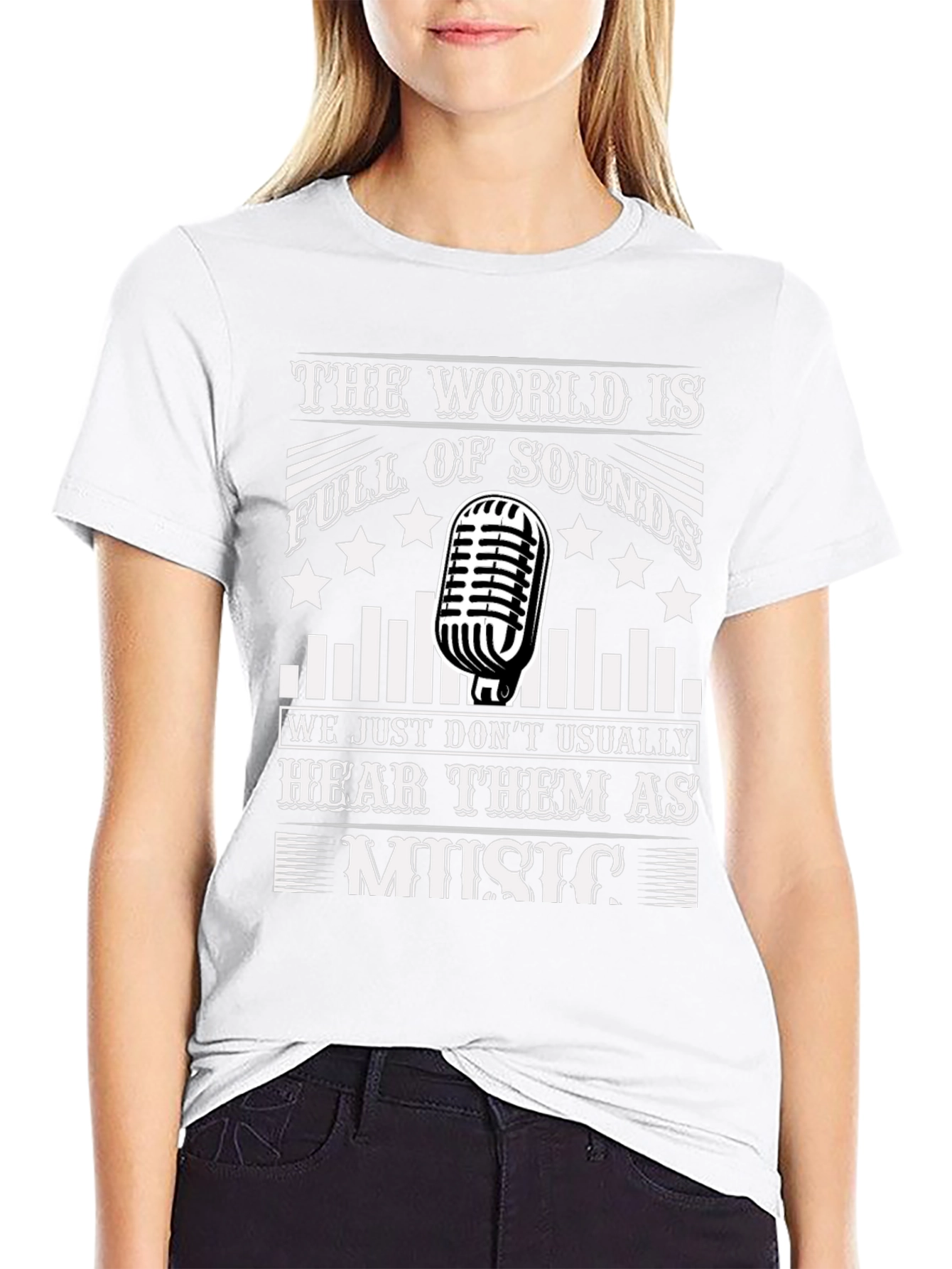 The World is Full of Sounds Music T-Shirt