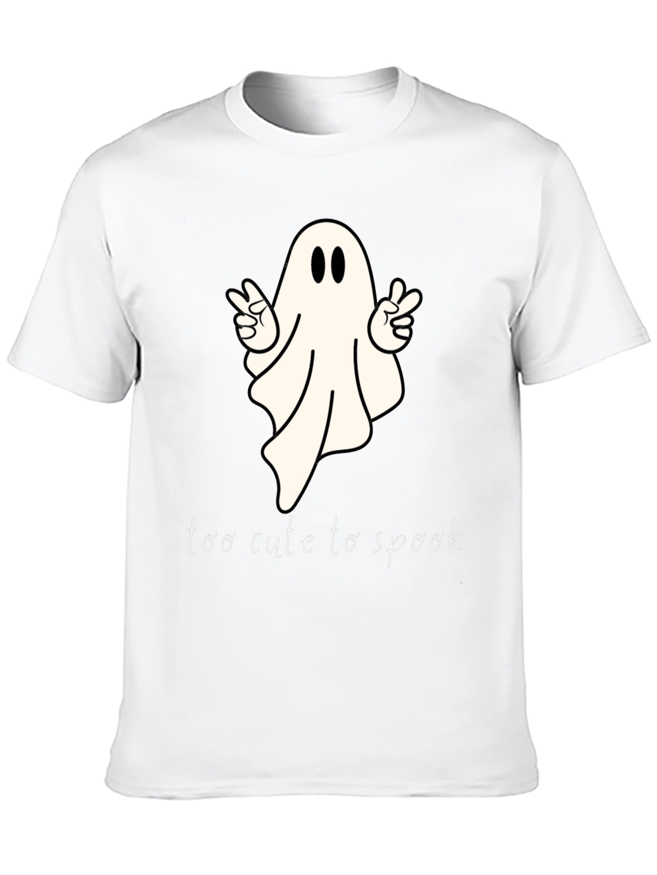 Too Cute to Spook Ghost Tee - Halloween T-Shirt