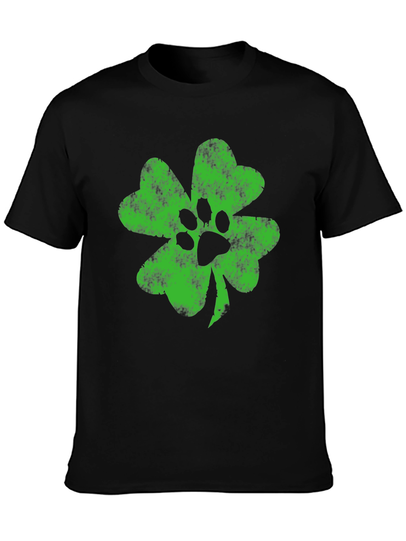 Shamrock Paw Print T-Shirt