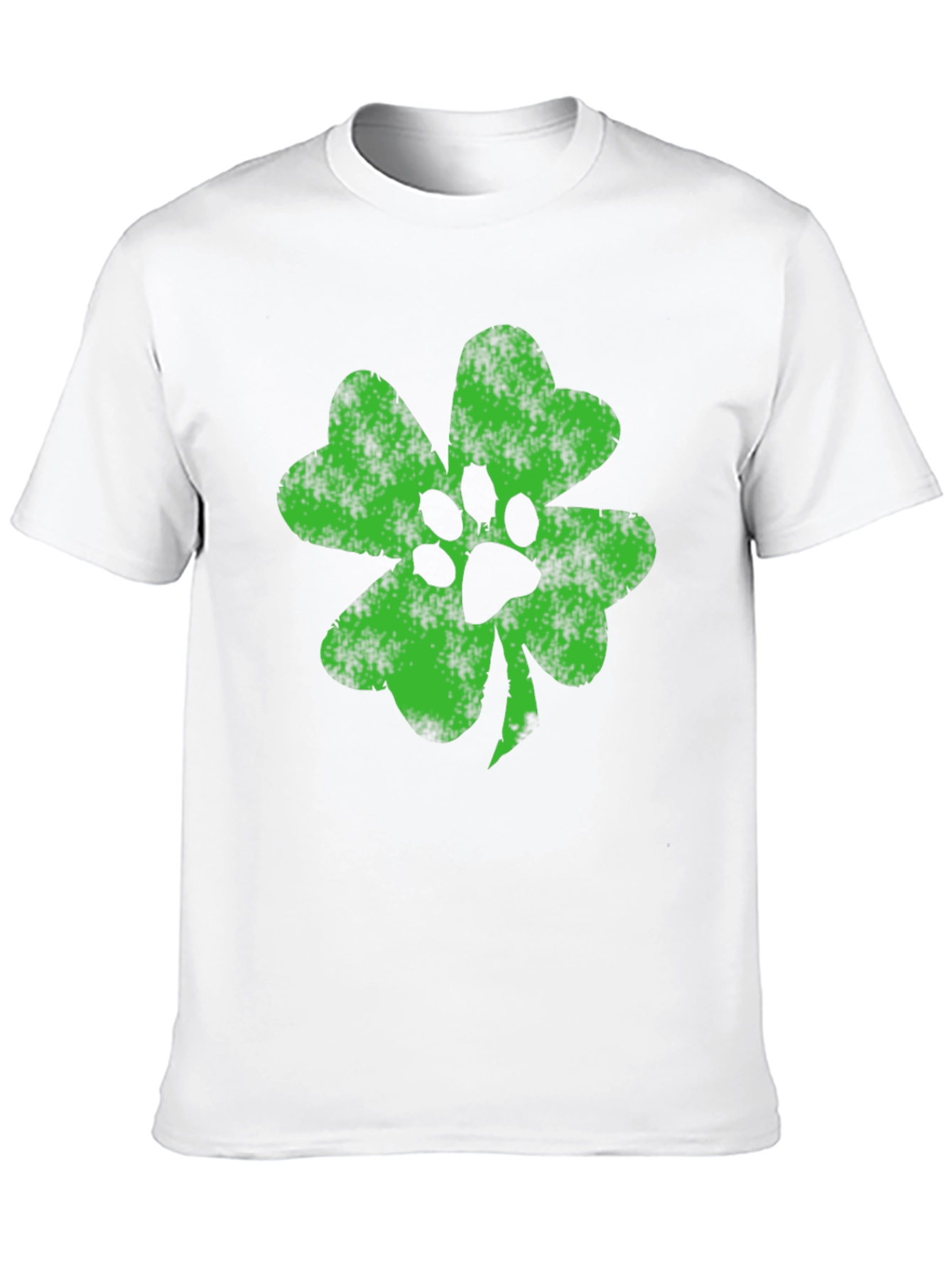 Shamrock Paw Print T-Shirt