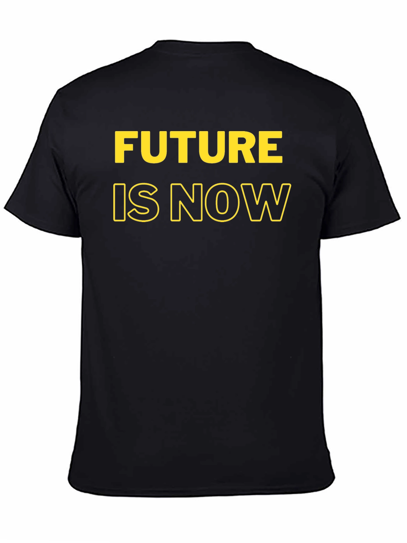 Future Is Now Black T-Shirt