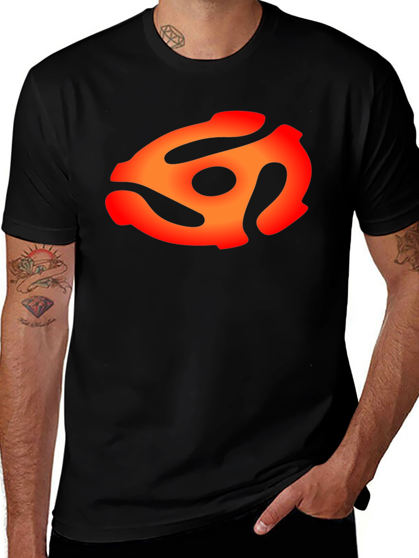 Retro Record Adapter Graphic Tee