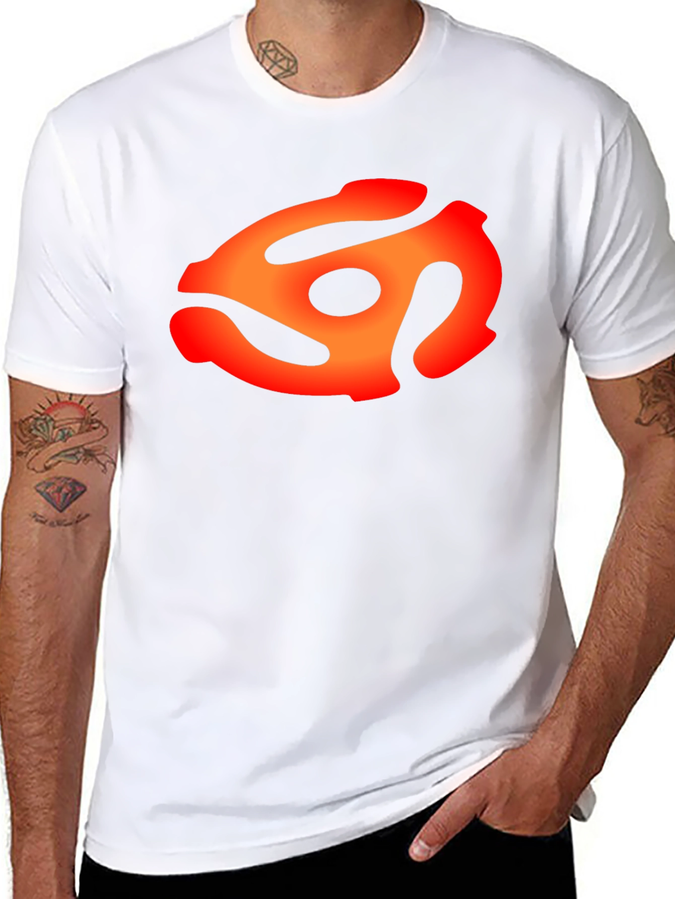 Retro Record Adapter Graphic Tee