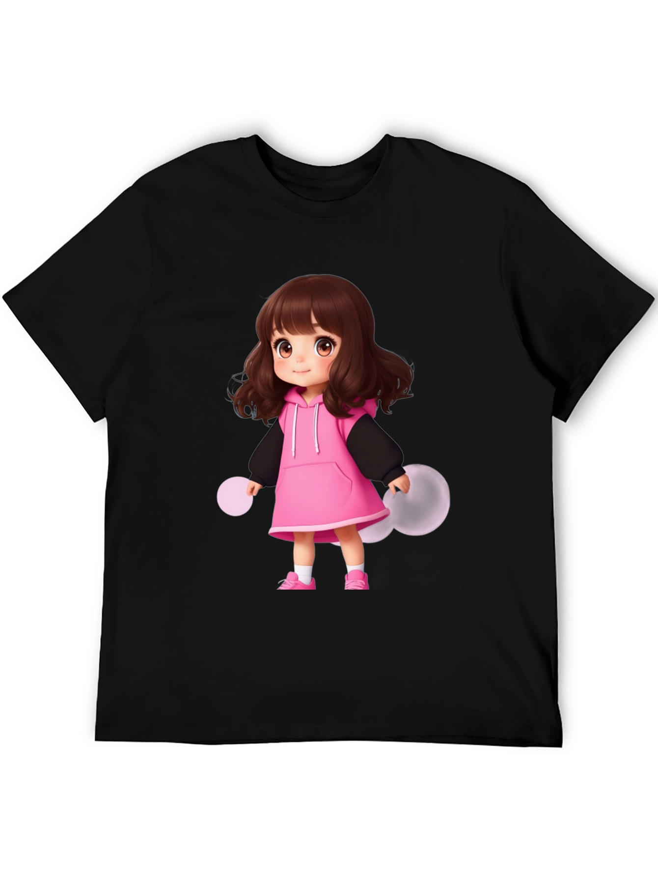 Cute Anime Girl T-Shirt - Casual Style
