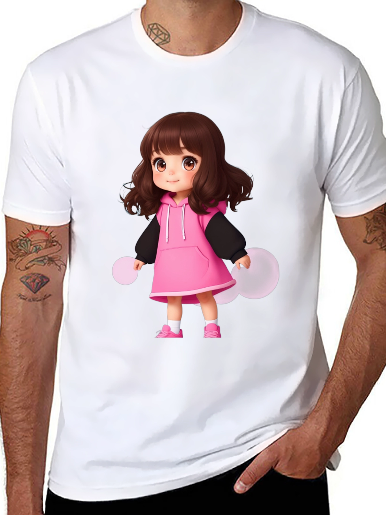 Cute Anime Girl T-Shirt - Casual Style