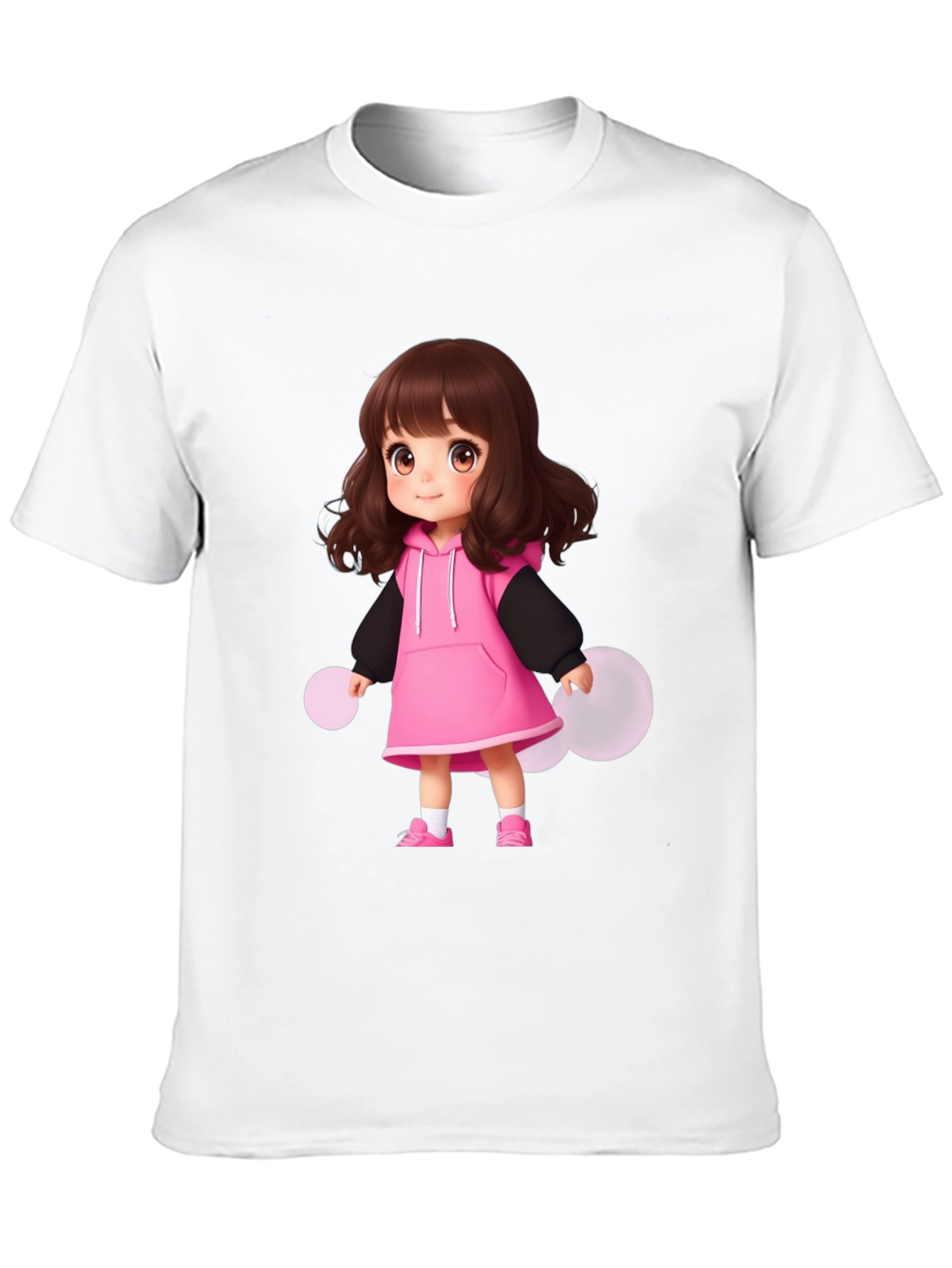 Cute Anime Girl T-Shirt - Casual Style