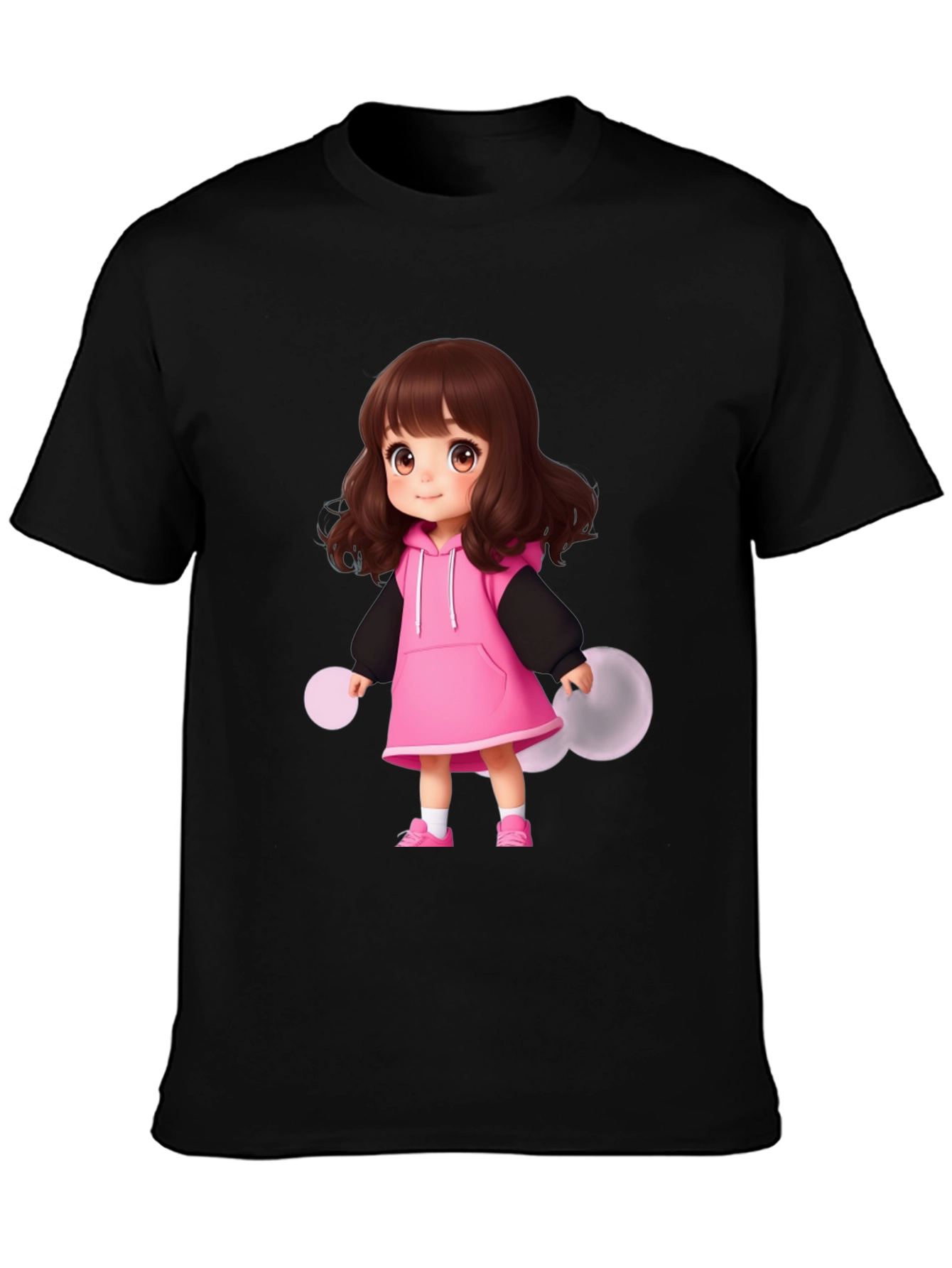 Cute Anime Girl T-Shirt - Casual Style