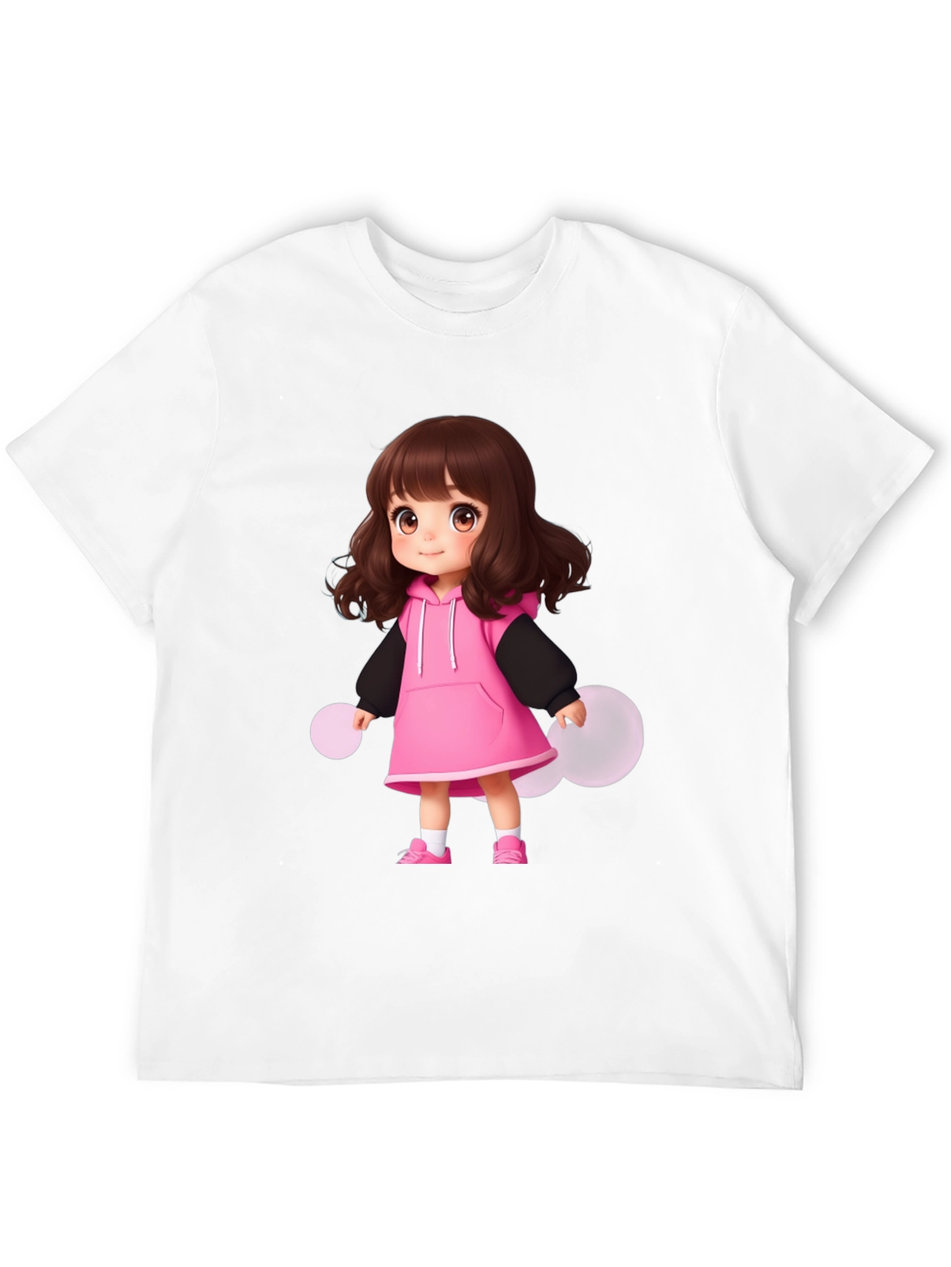 Cute Anime Girl T-Shirt - Casual Style