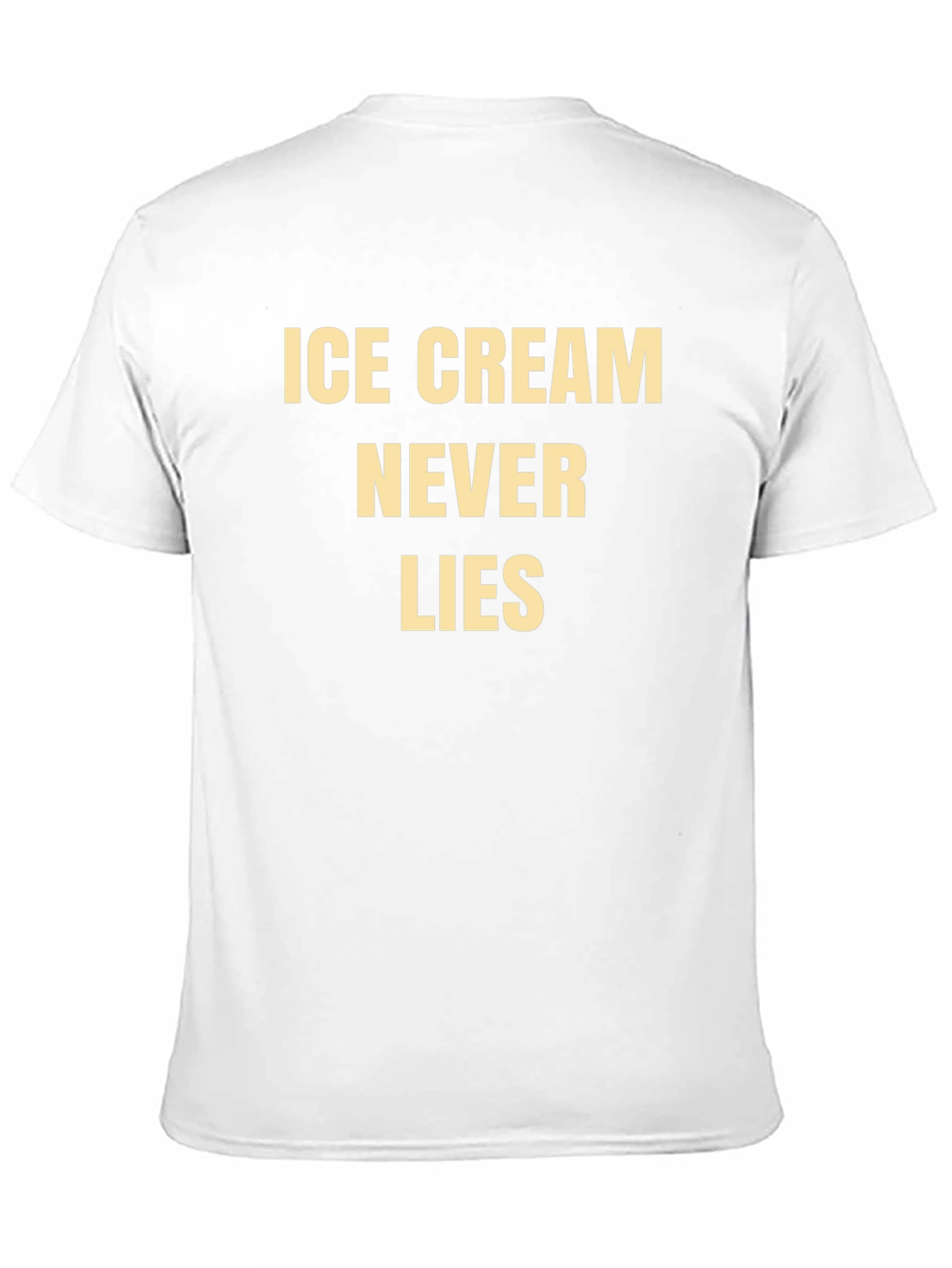 Ice Cream Never Lies Graphic Tee - Black