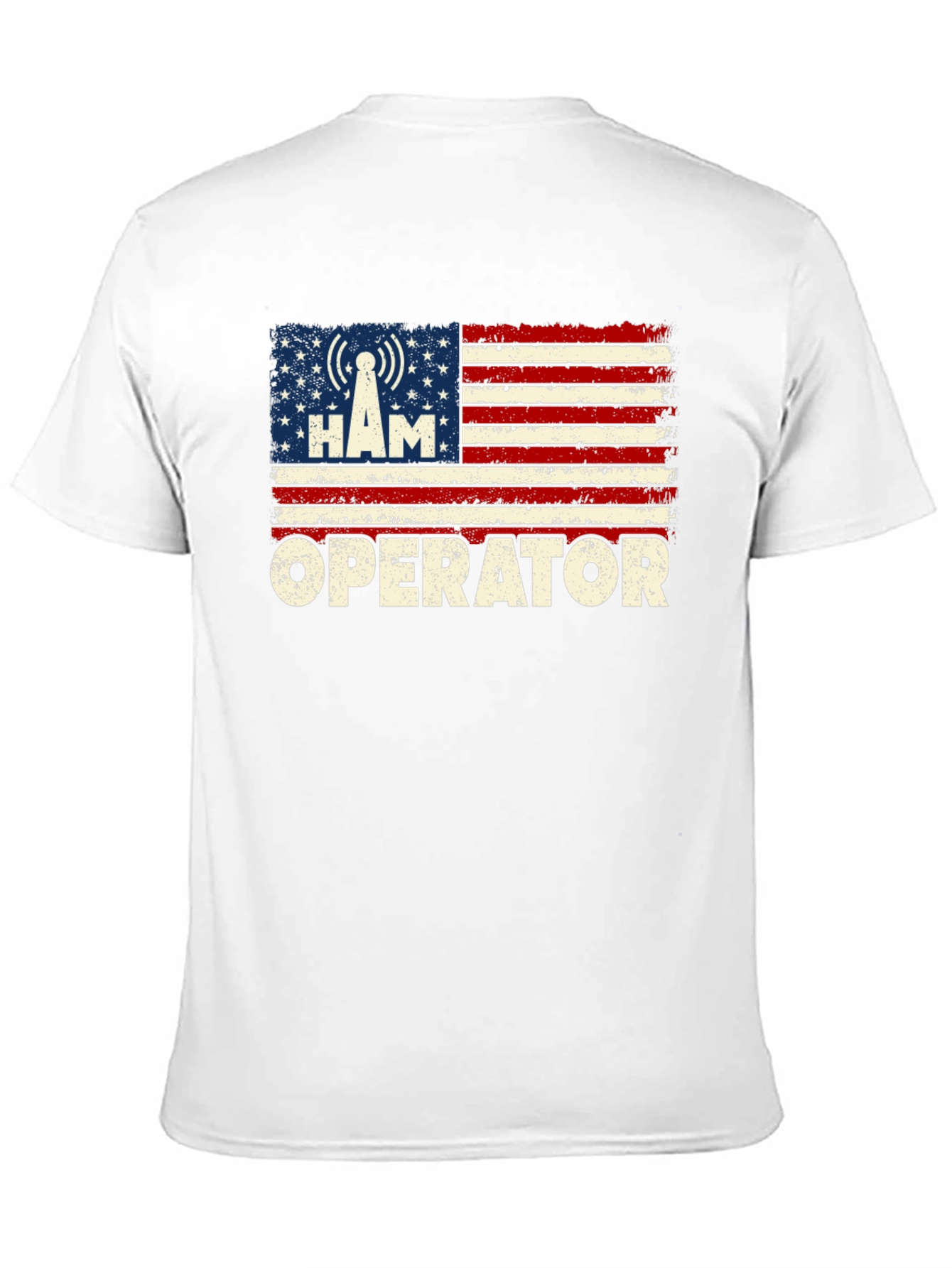 Ham Radio Operator US Flag T-Shirt