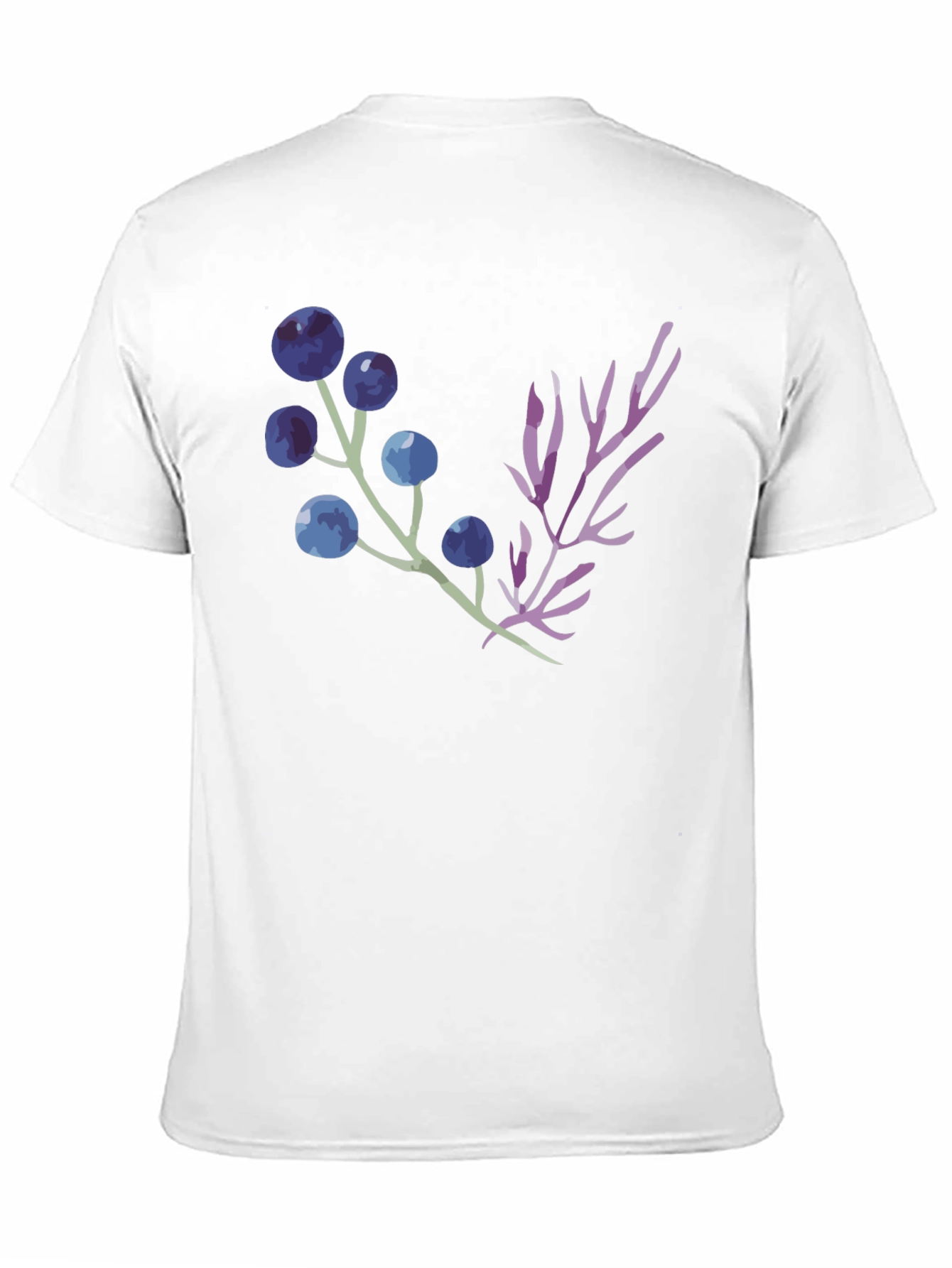 Nature Inspired Graphic Tee -  Black Cotton Blend