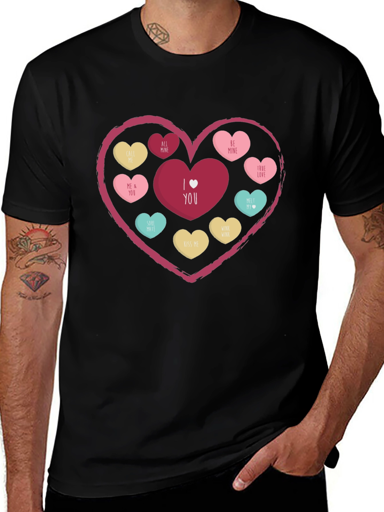 Valentines Day Heart Candy T-Shirt